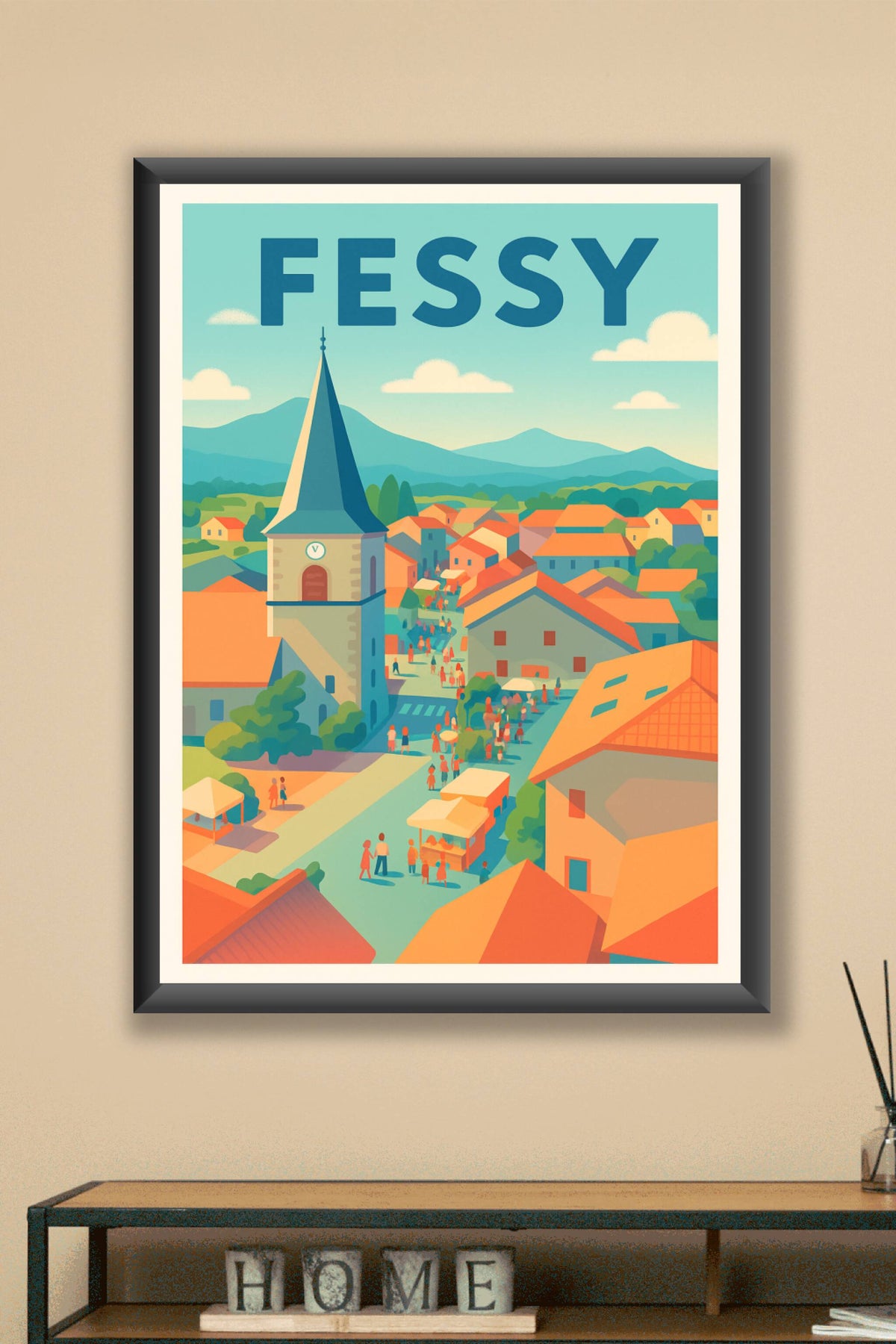 Affiche de Fessy - Charme et douceur d'un village animé