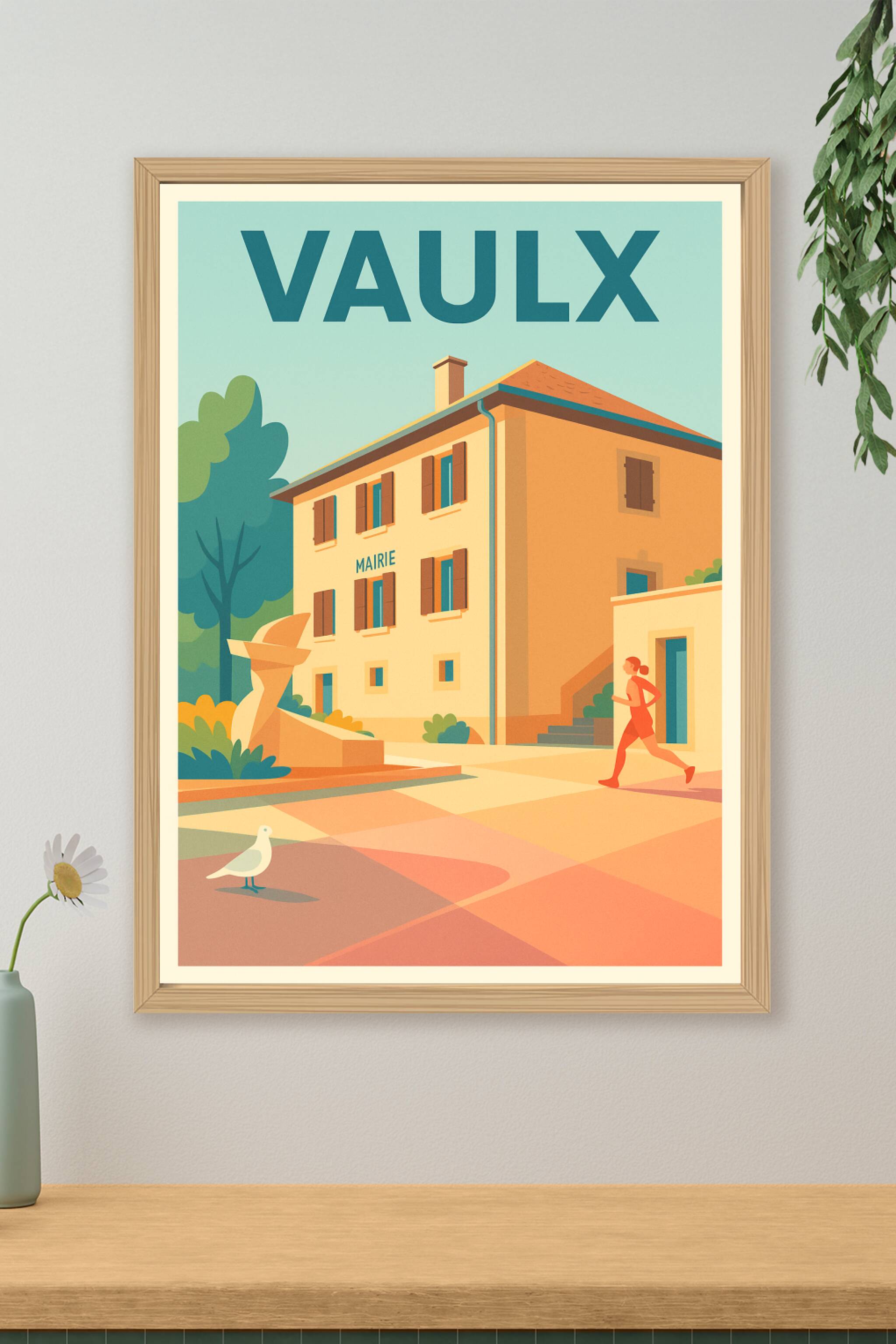 Affiche de Vaulx - Charme et sérénité du quotidien