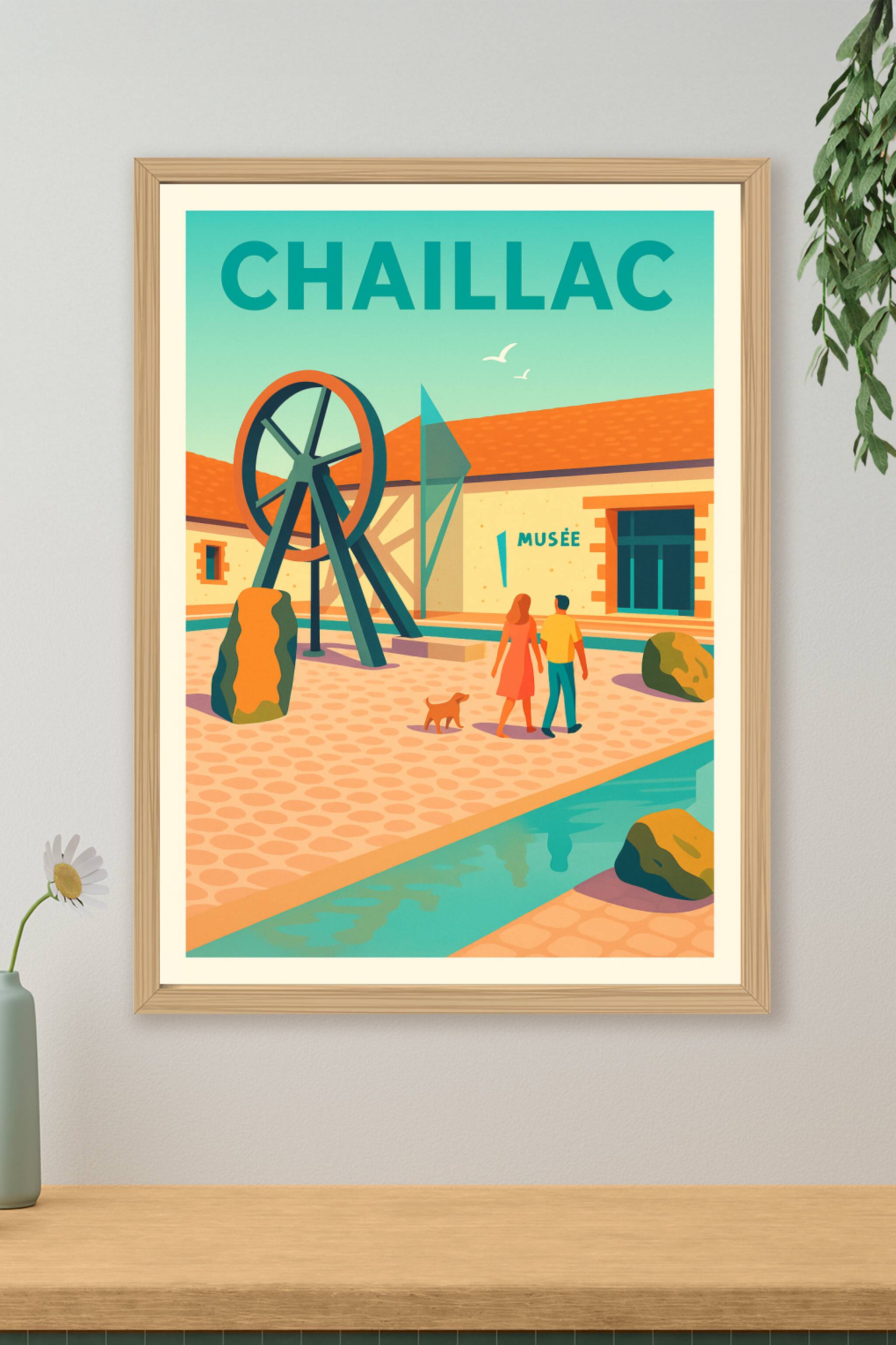 Affiche de Chaillac - Balade au cœur du patrimoine