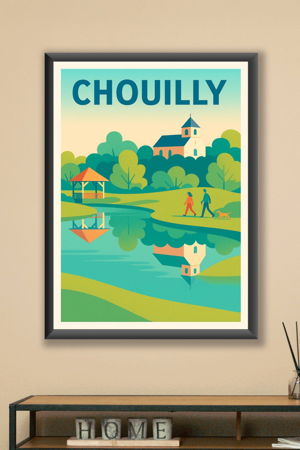Affiche de Chouilly - L'élégance paisible de la campagne champenoise