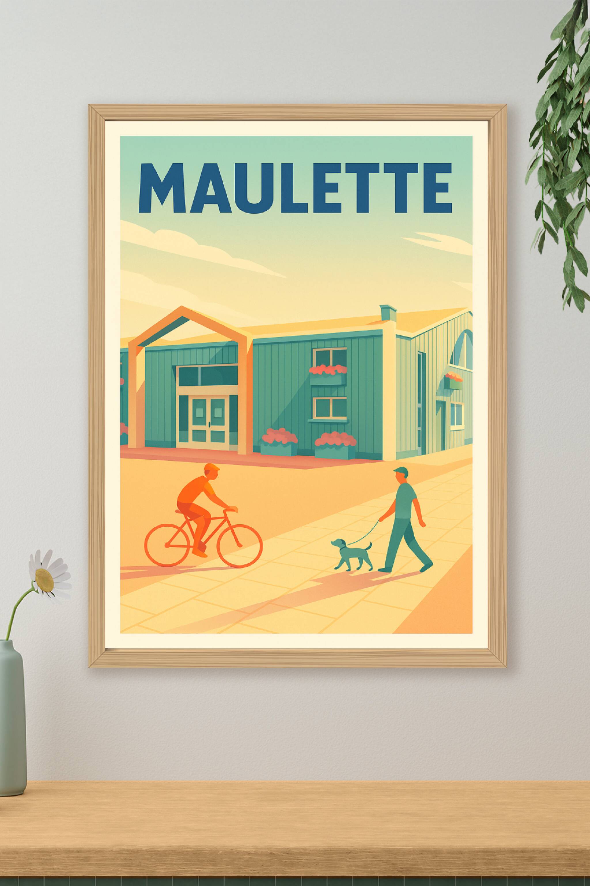 Affiche de Maulette - Une scène paisible du quotidien