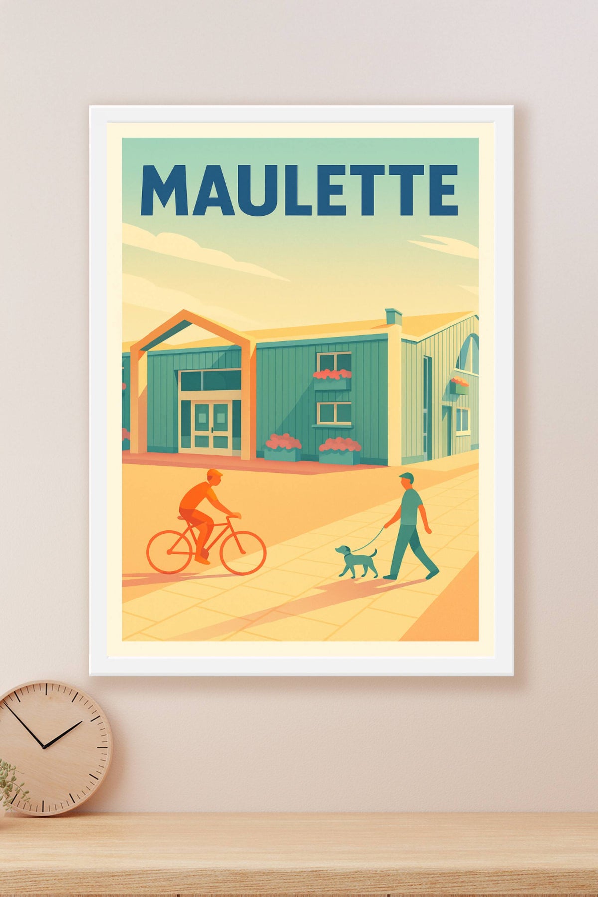 Affiche de Maulette - Une scène paisible du quotidien