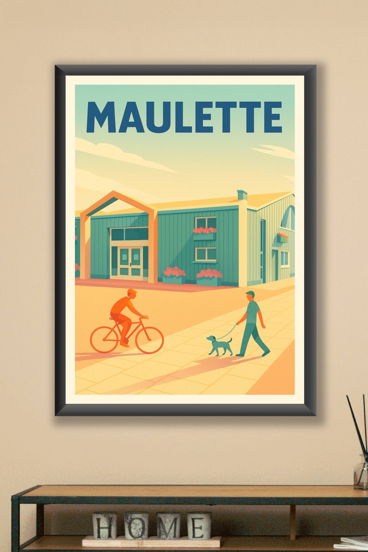 Affiche de Maulette - Une scène paisible du quotidien