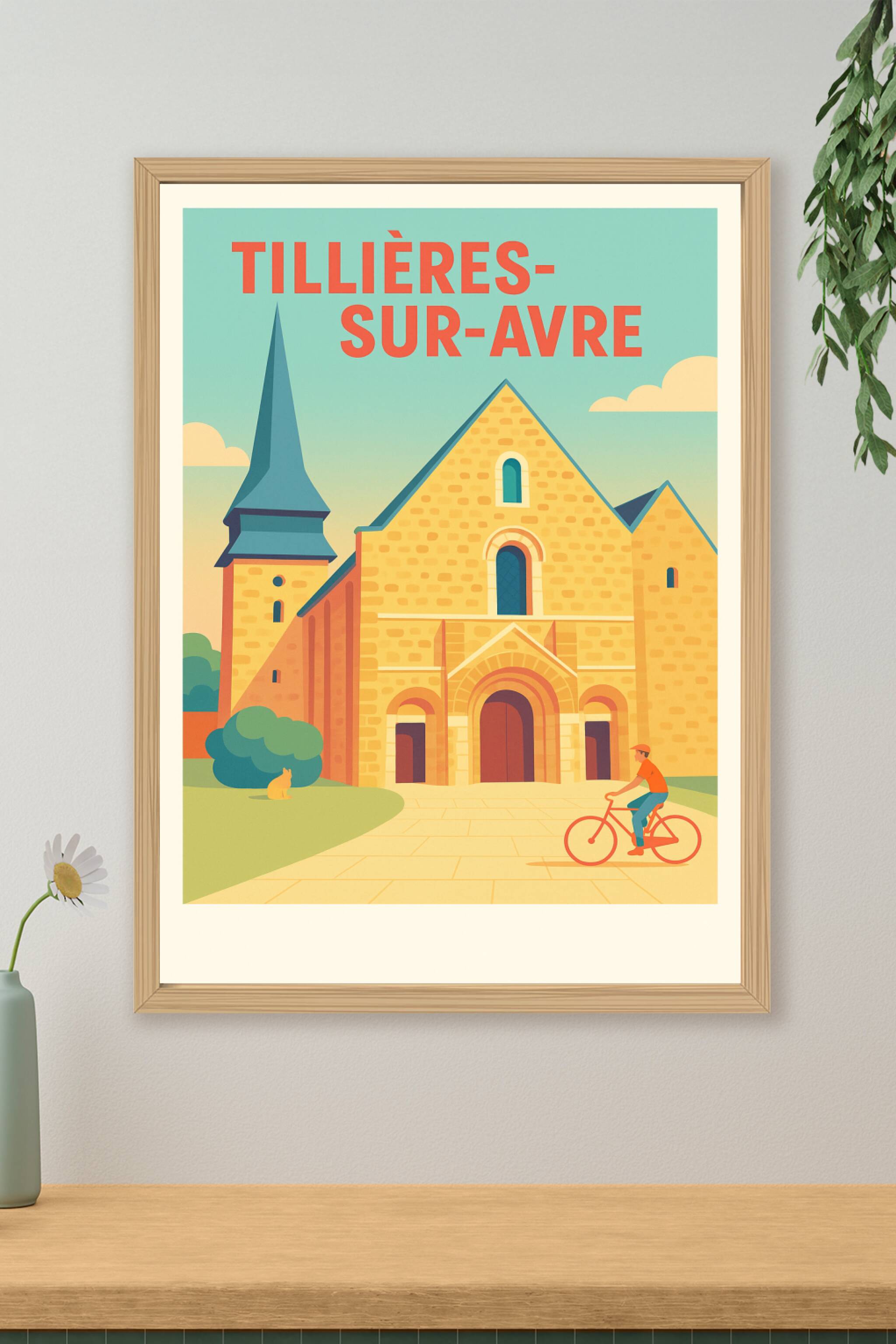 Affiche de Tillières-sur-Avre - Charme et sérénité au cœur du patrimoine