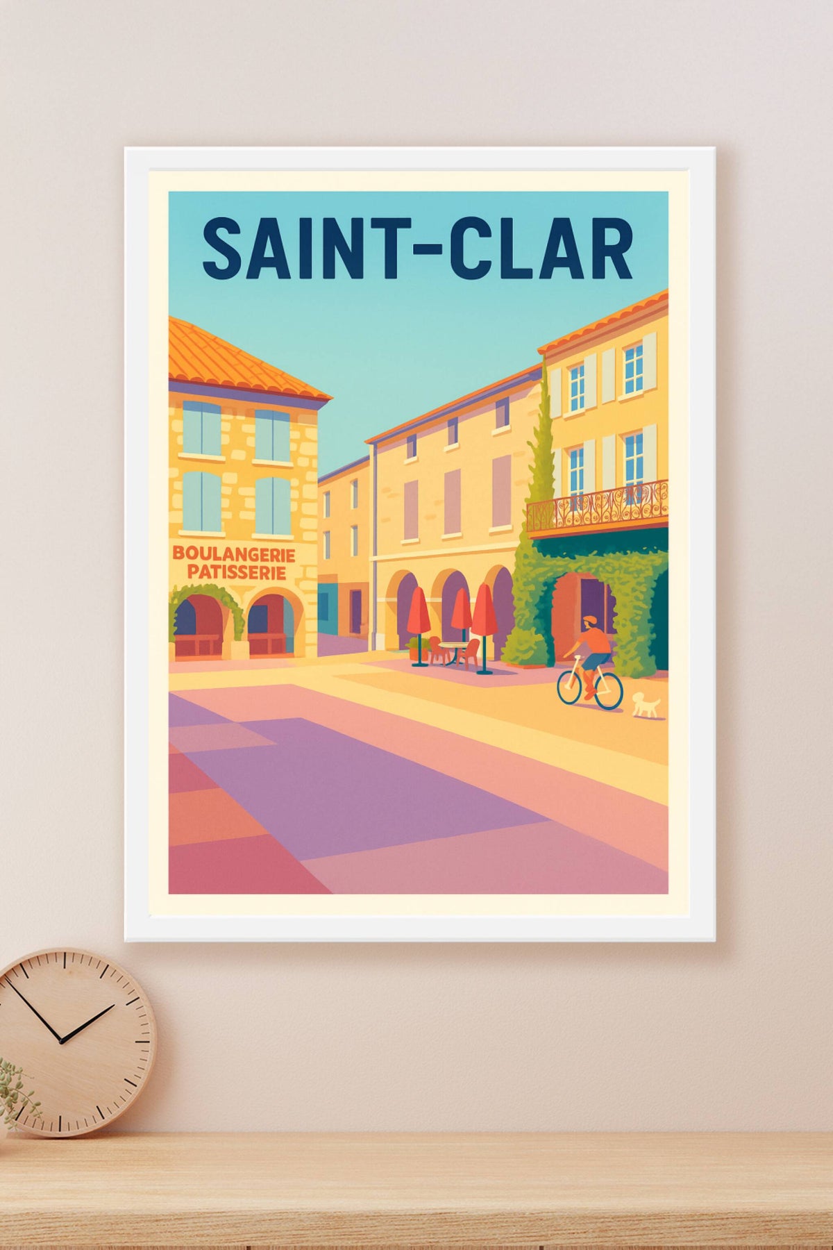 Affiche de Saint-Clar - Charme et douceur de la vie en village