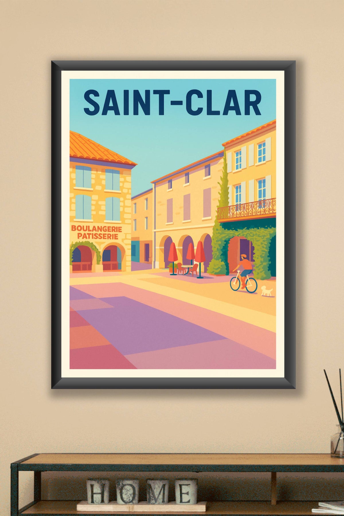 Affiche de Saint-Clar - Charme et douceur de la vie en village