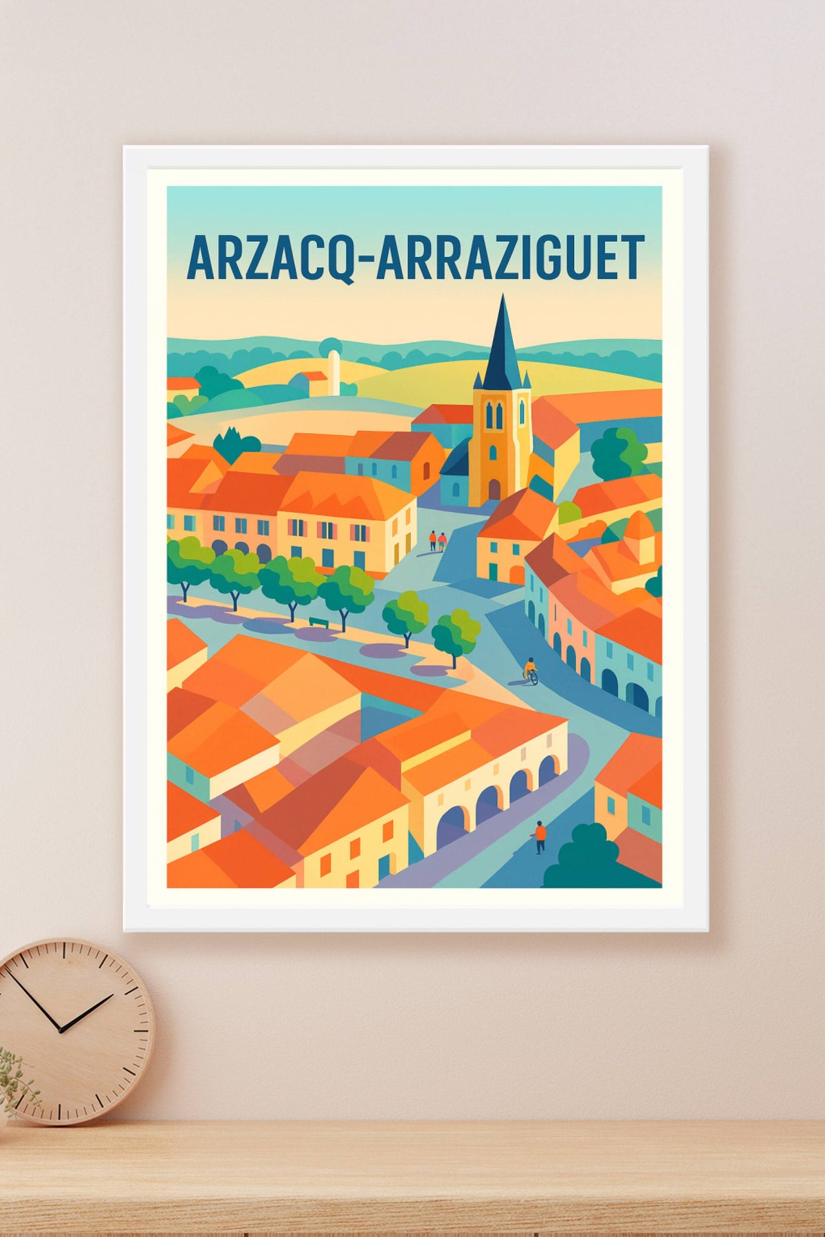 Affiche de Arzacq-Arraziguet - Charme et couleurs du Béarn authentique