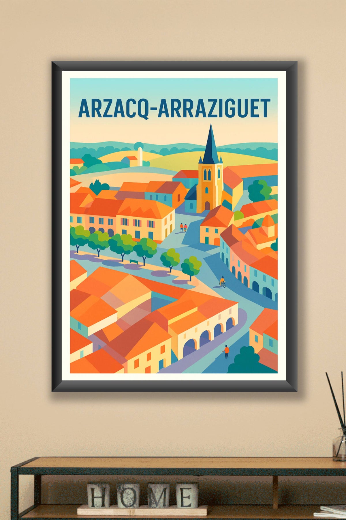 Affiche de Arzacq-Arraziguet - Charme et couleurs du Béarn authentique