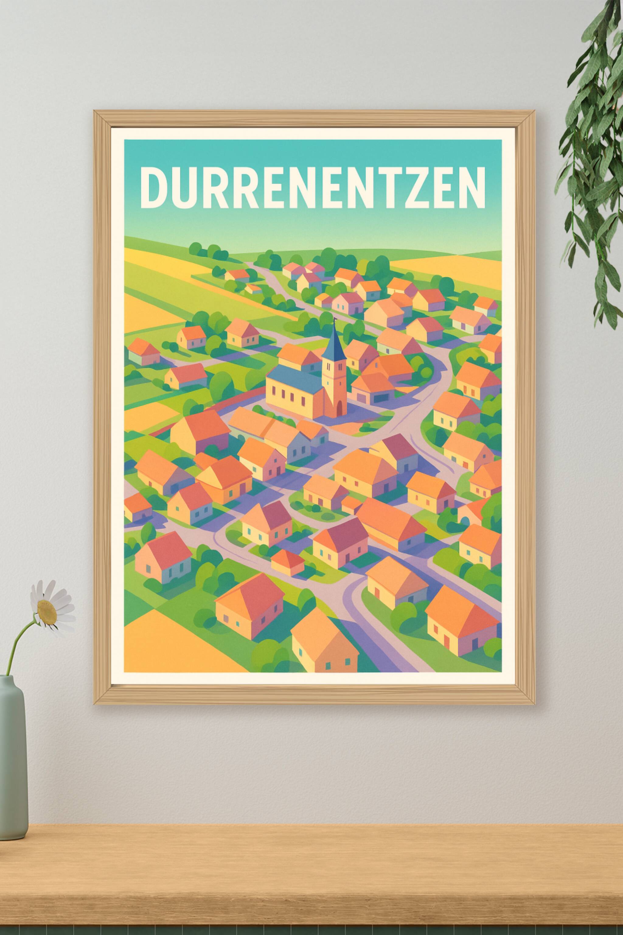 Affiche de Durrenentzen - Le charme paisible d'un village alsacien