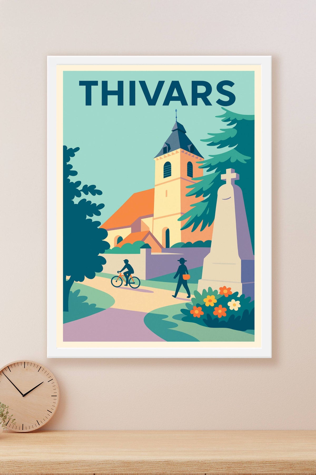 Affiche de Thivars - Un charme paisible au cœur du village