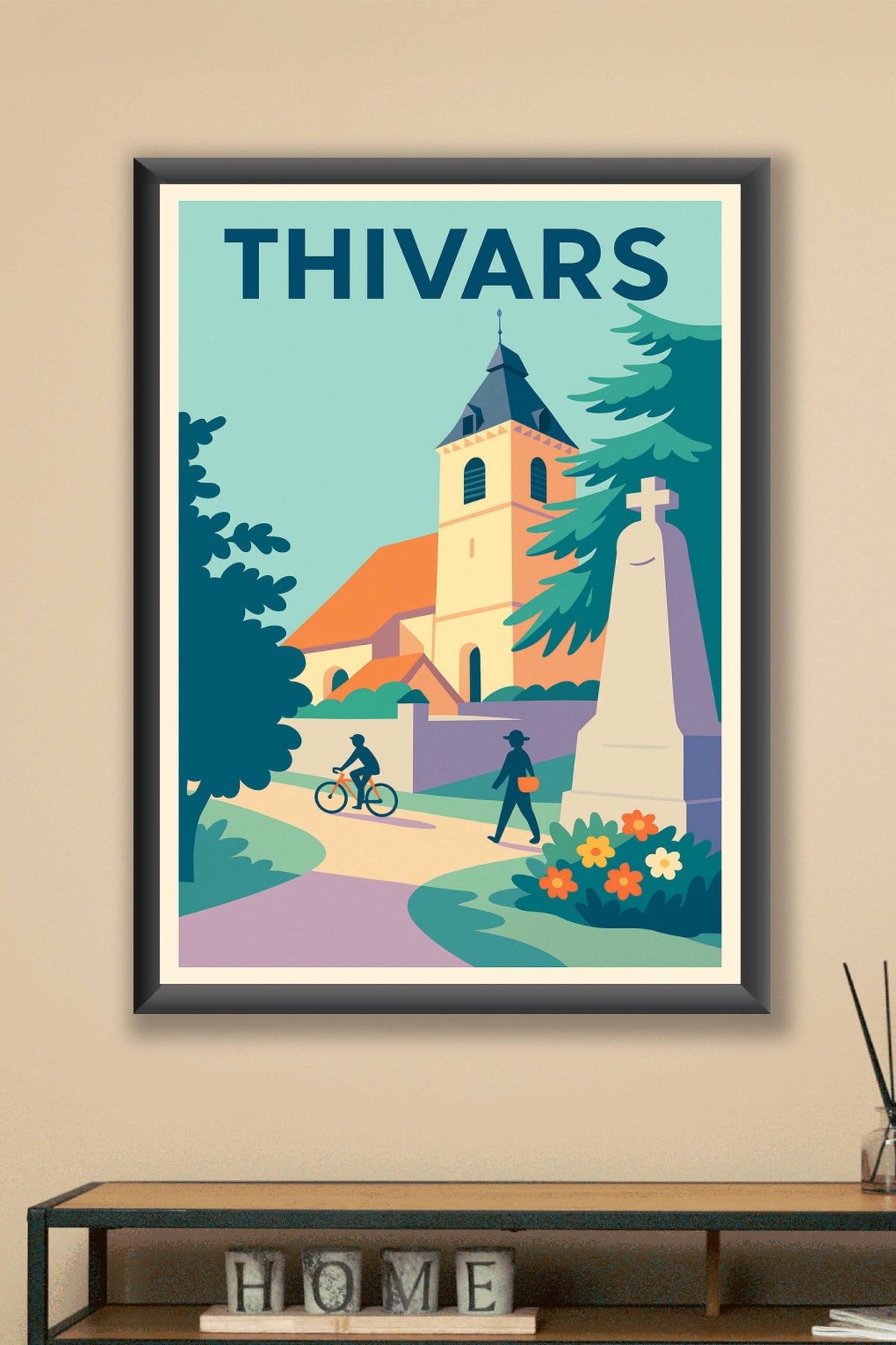 Affiche de Thivars - Un charme paisible au cœur du village