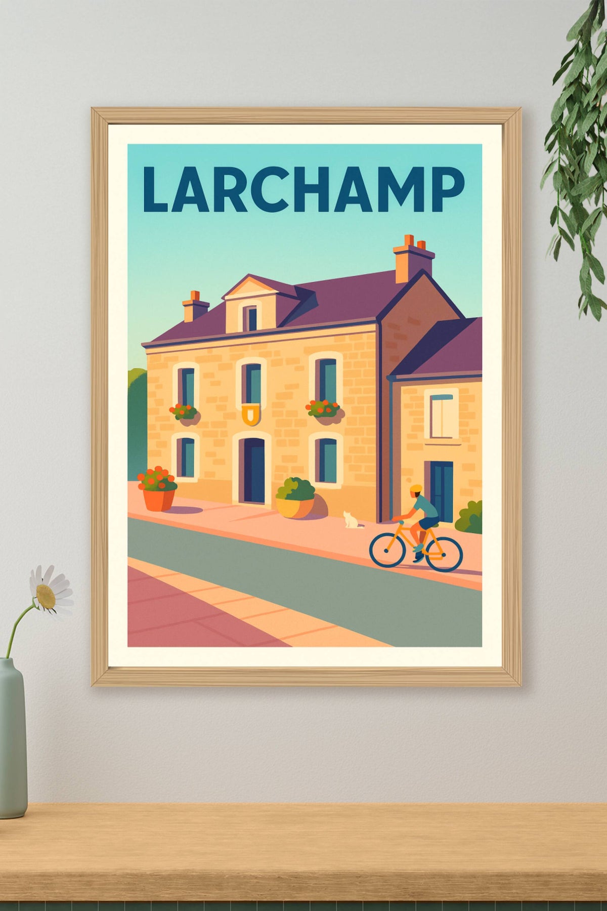 Affiche de Larchamp - Charme paisible d'une maison de village