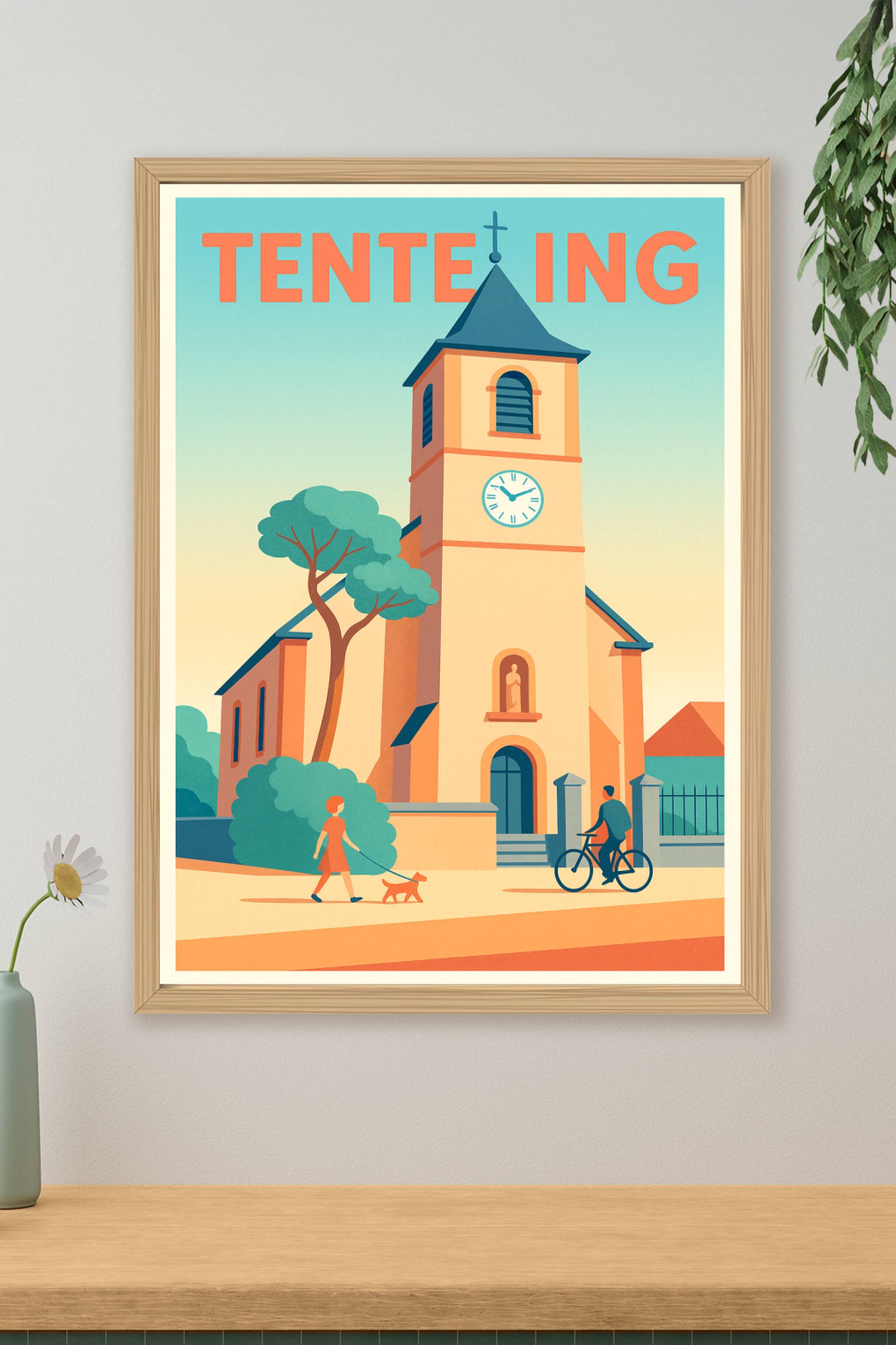 Affiche de Tenteling - Une invitation à la sérénité locale
