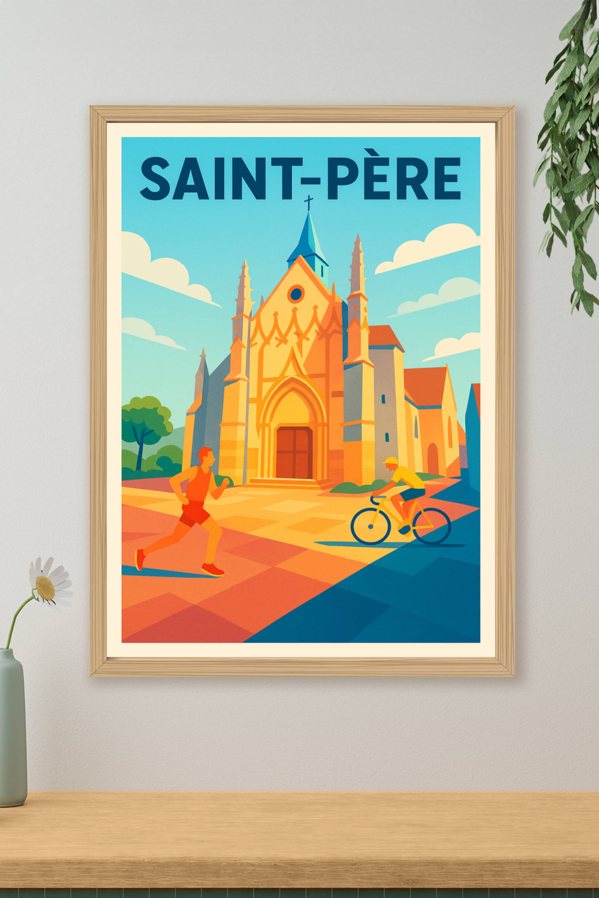 Affiche de Saint-Père - Charme et dynamisme au cœur du village
