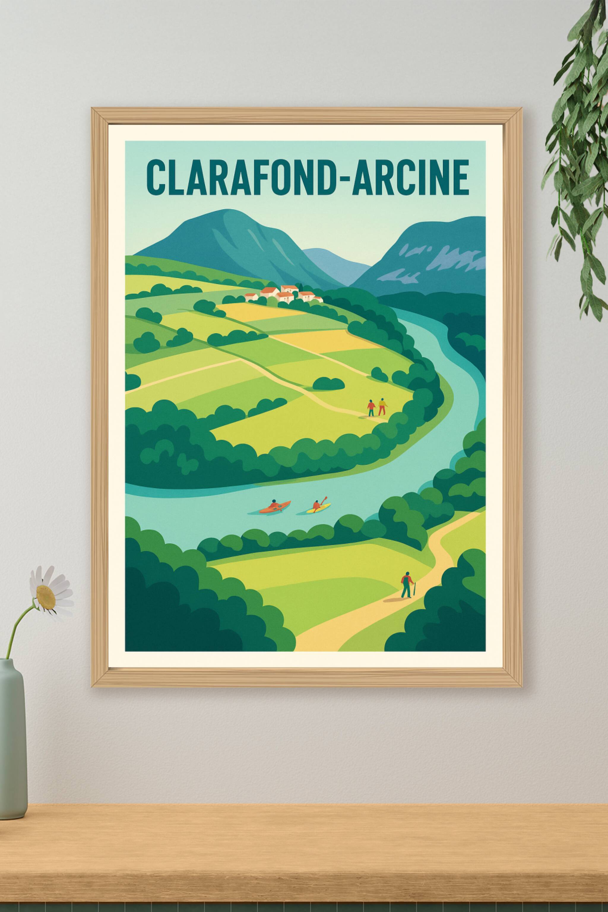 Affiche de Clarafond-Arcine - L'appel de la nature paisible