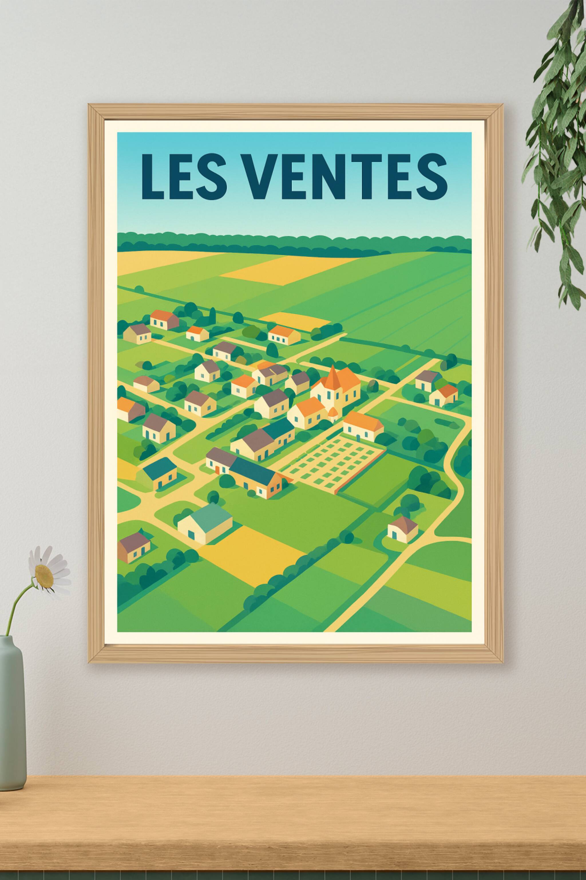 Affiche de Les Ventes - Charme et sérénité de la campagne normande