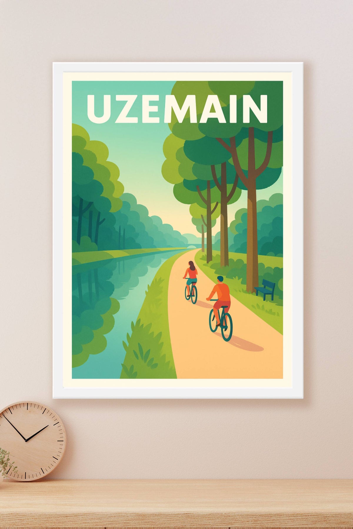 Affiche de Uzemain - Évasion nature au fil de l'eau