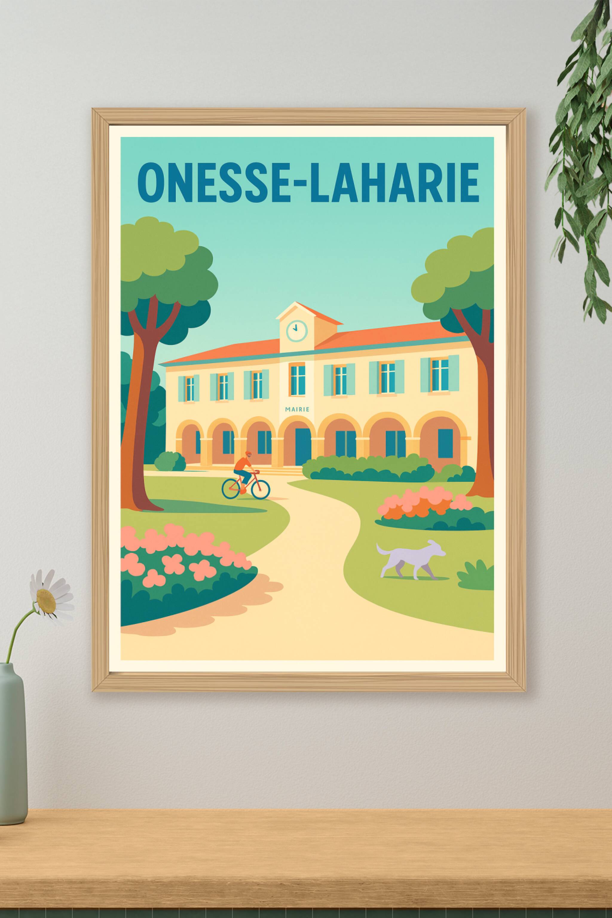 Affiche de Onesse-Laharie - Charme et Sérénité au cœur du village