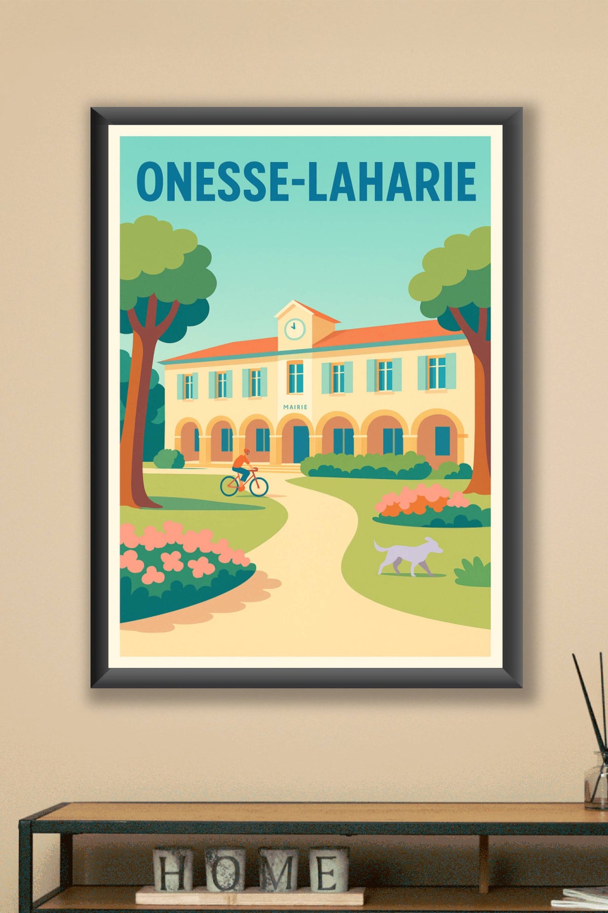 Affiche de Onesse-Laharie - Charme et Sérénité au cœur du village