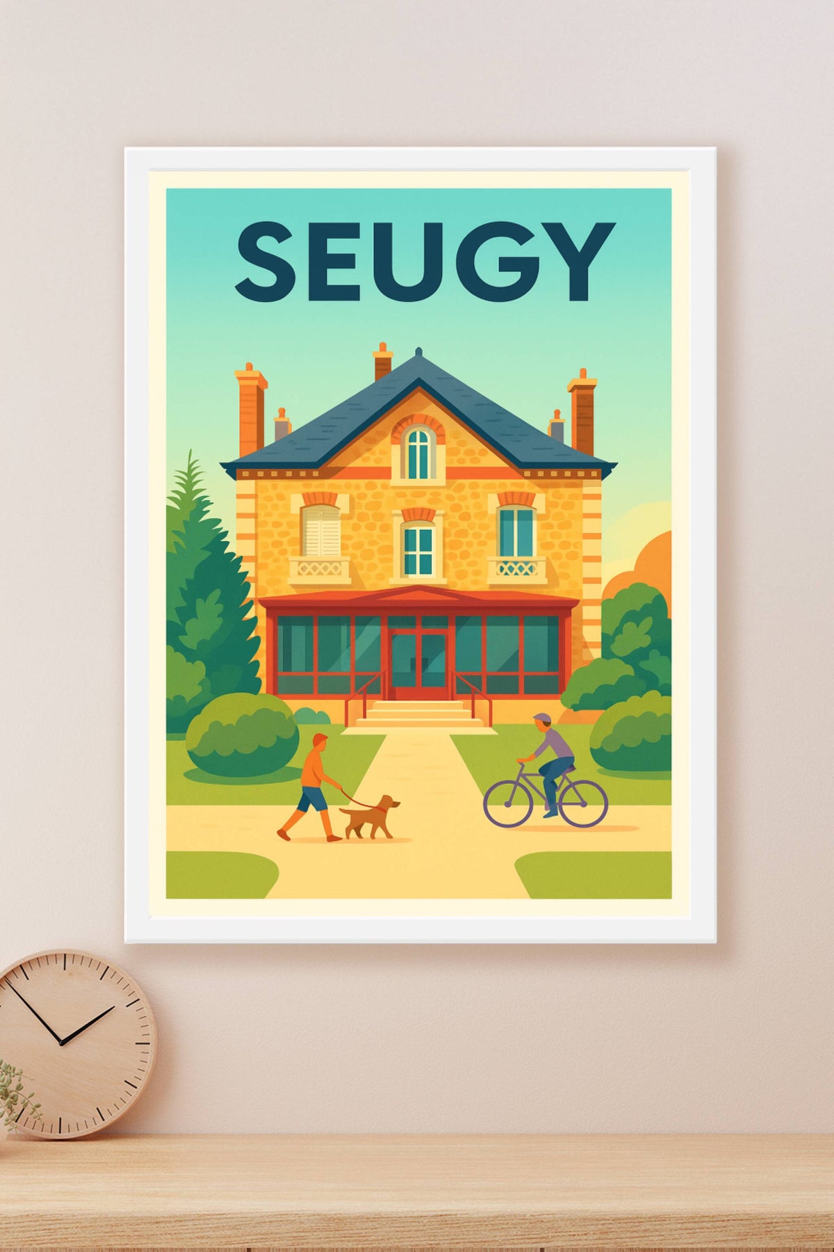 Affiche de Seugy - Charme paisible et vie locale