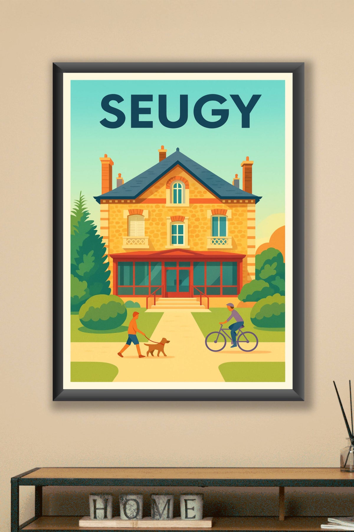 Affiche de Seugy - Charme paisible et vie locale