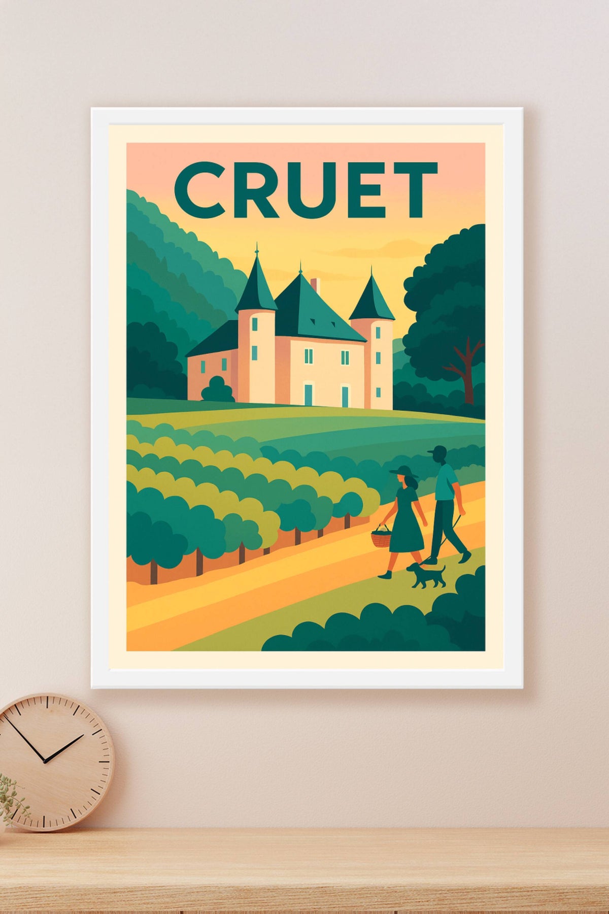 Affiche de Cruet - Évasion champêtre et douceur de vivre
