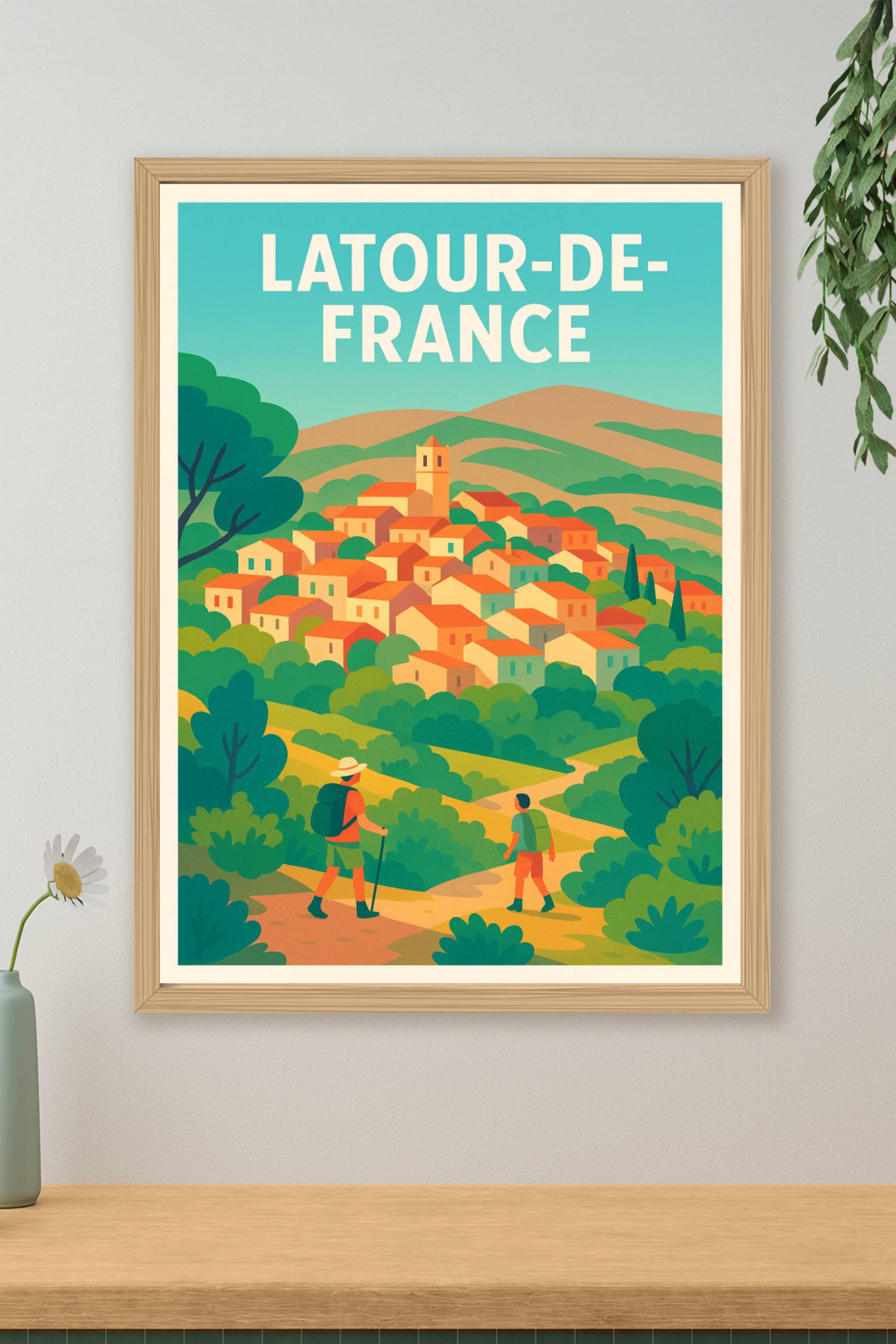 Affiche de Latour-de-France - Un havre de tranquillité au cœur du Sud