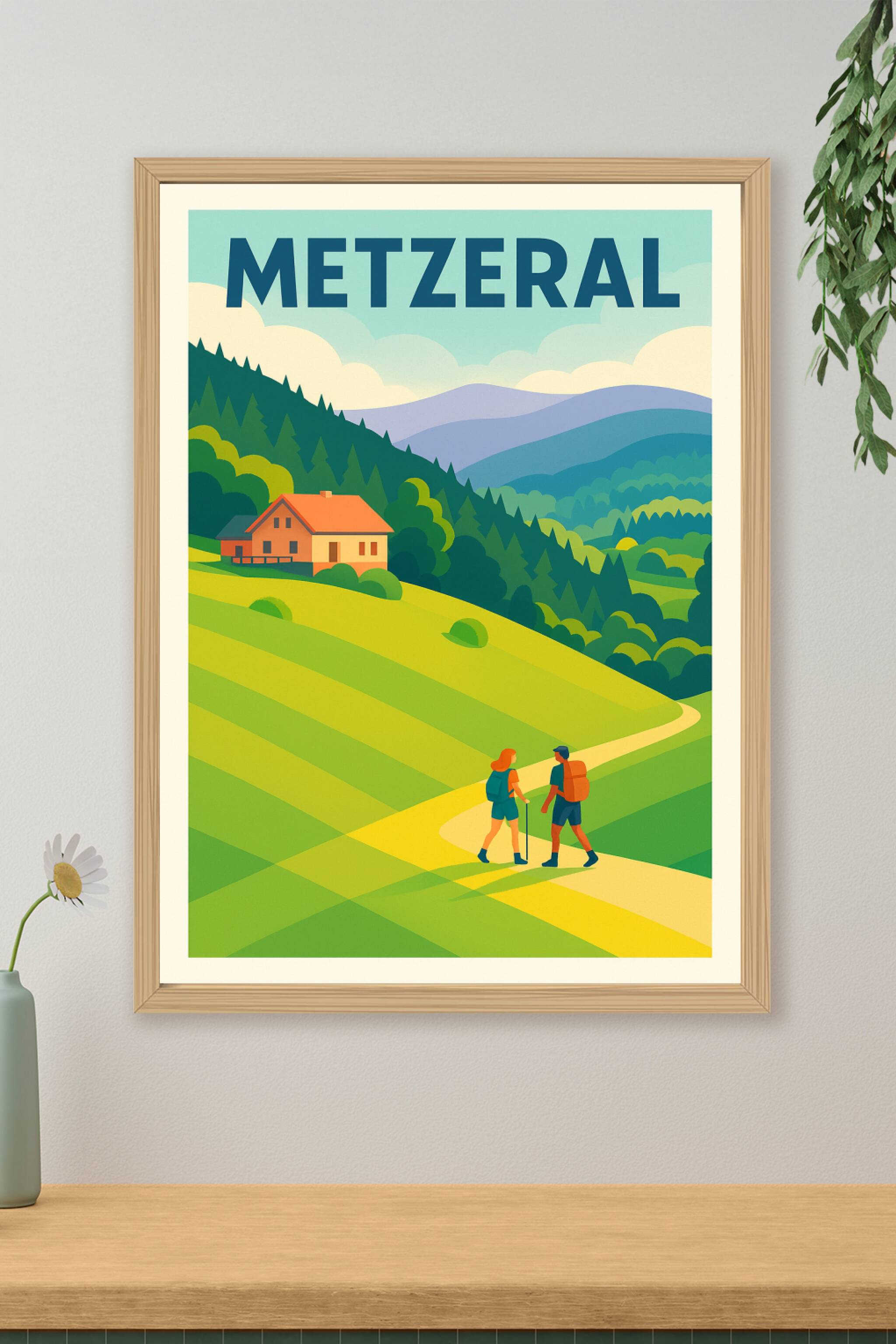 Affiche de Metzeral - Échappez-vous dans les paysages verdoyants