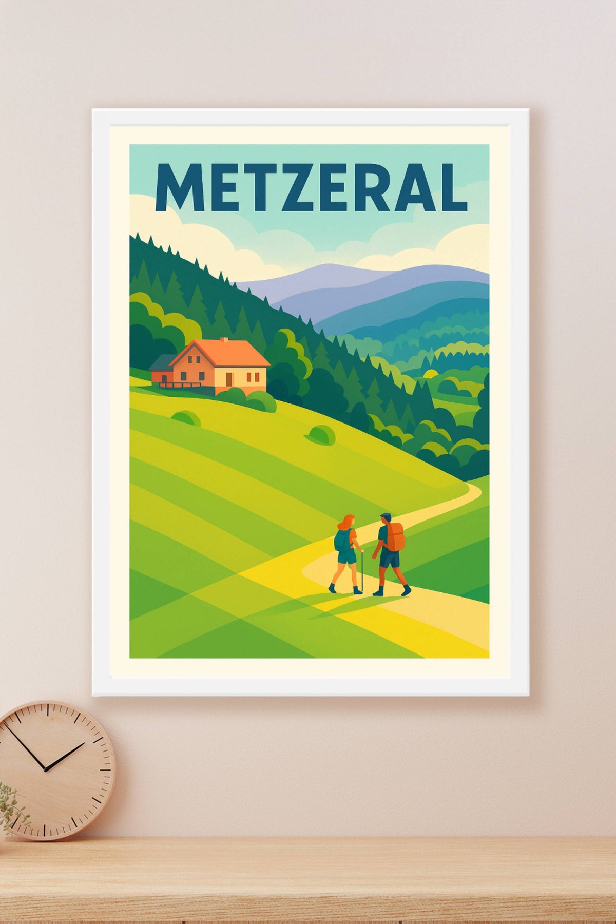 Affiche de Metzeral - Échappez-vous dans les paysages verdoyants