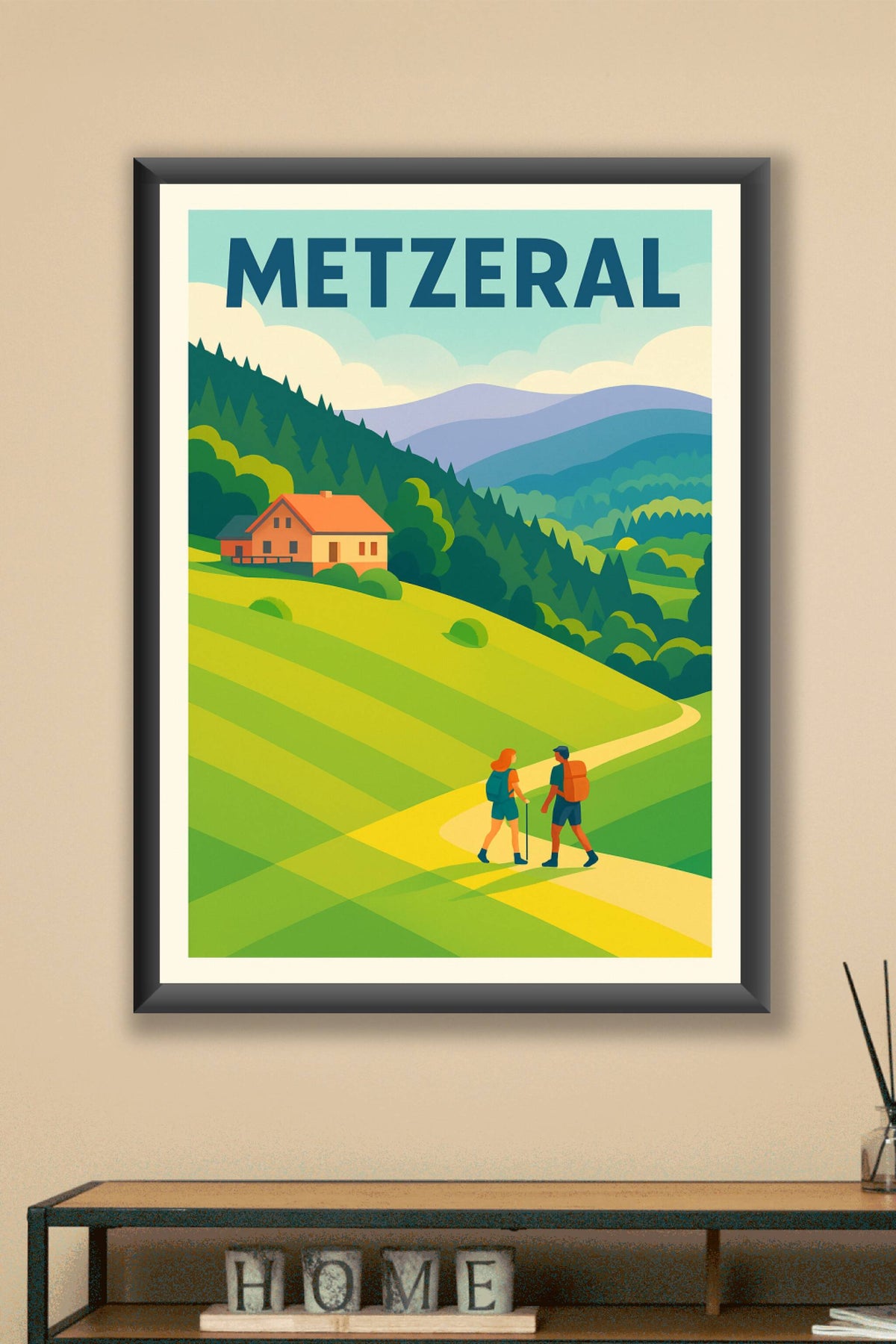 Affiche de Metzeral - Échappez-vous dans les paysages verdoyants