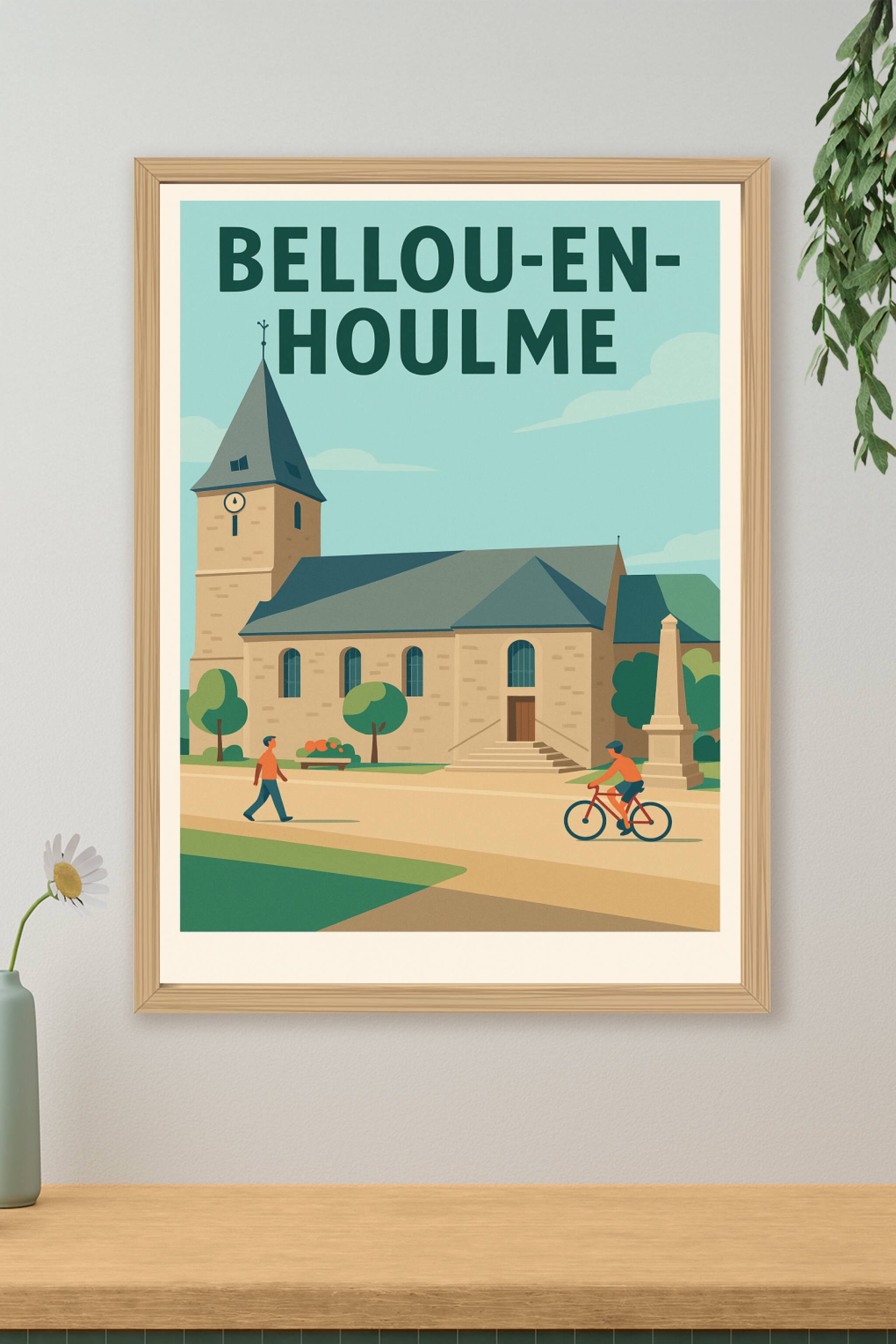 Affiche de Bellou-en-Houlme - Charme paisible et patrimoine historique