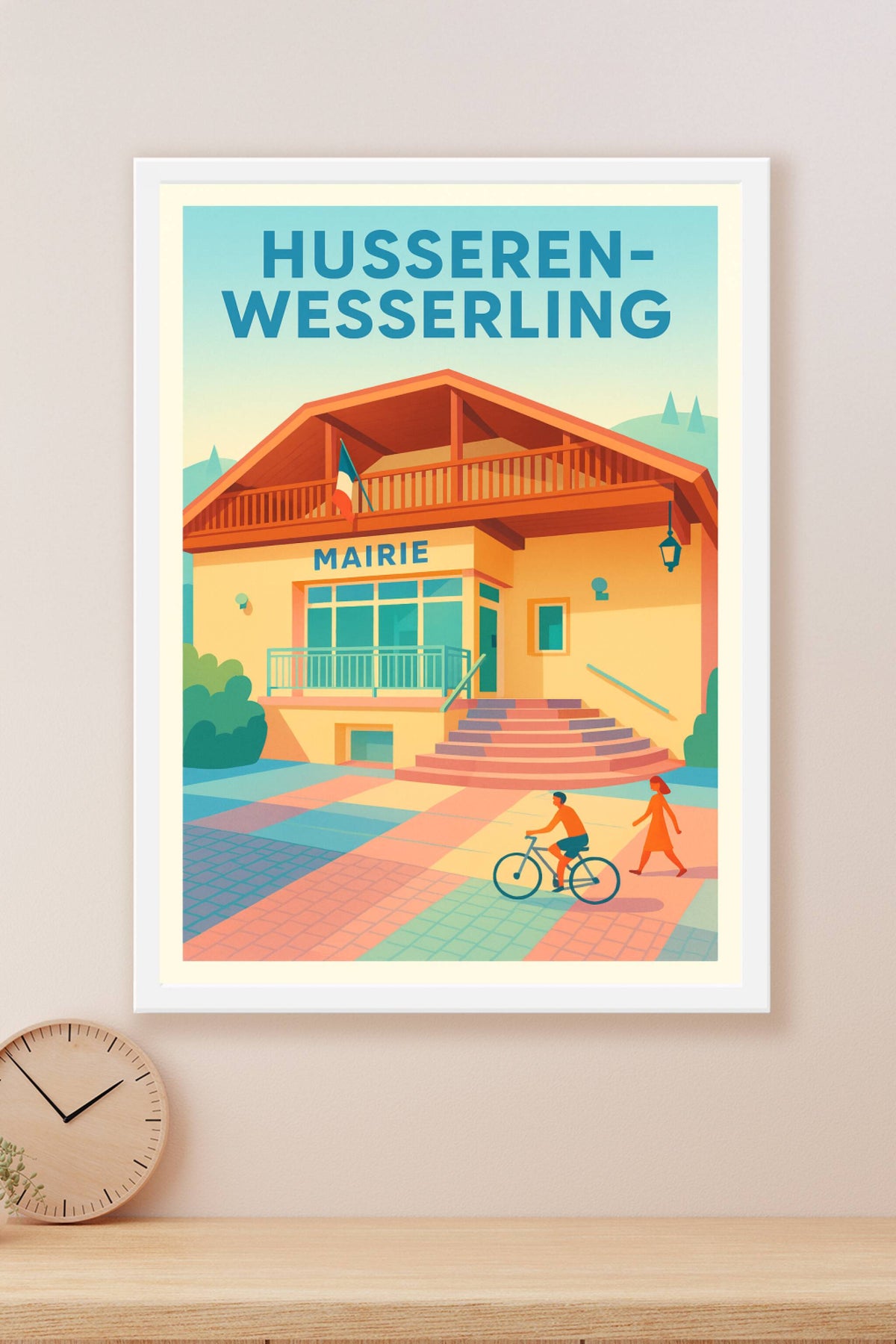 Affiche de Husseren-Wesserling - Charme et sérénité au cœur de la commune