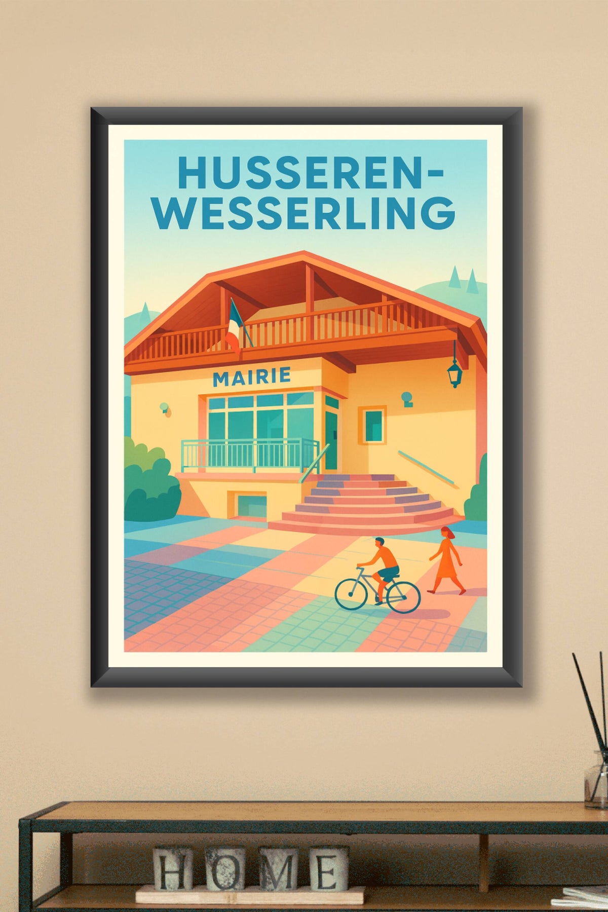 Affiche de Husseren-Wesserling - Charme et sérénité au cœur de la commune
