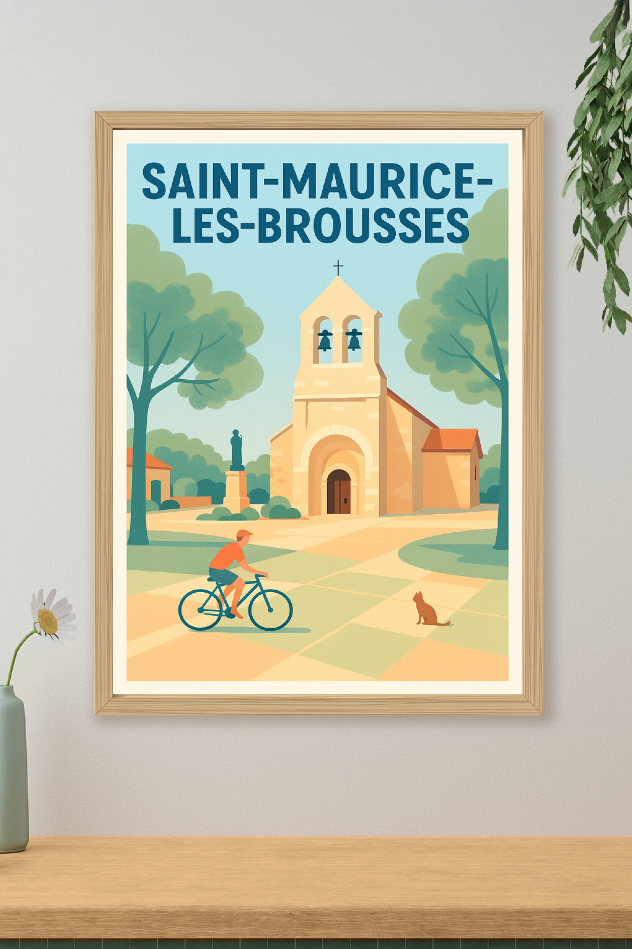 Affiche de Saint-Maurice-les-Brousses - Charme et Sérénité au Coeur du Village