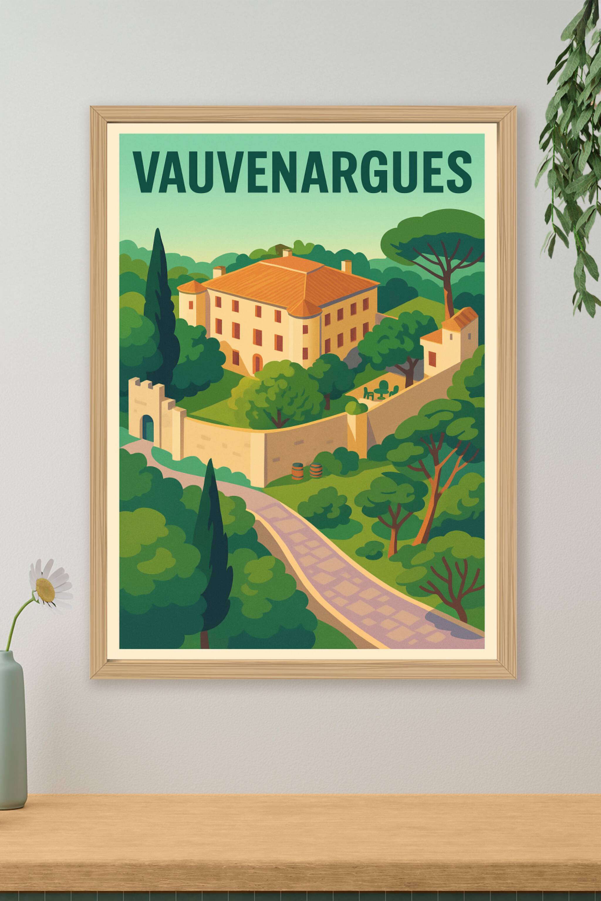 Affiche de Vauvenargues - Charme Provençal et Nature Enchantée