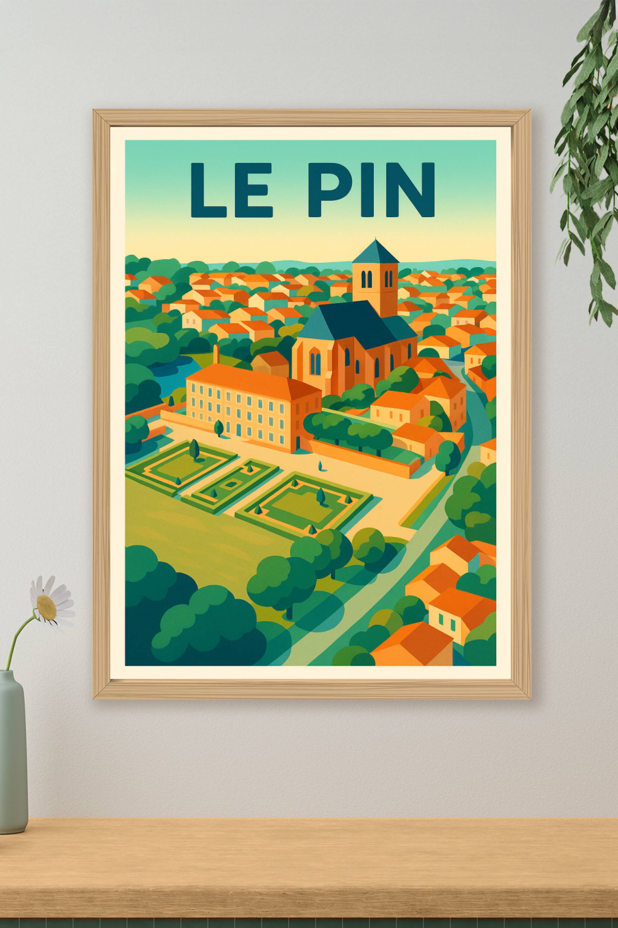 Affiche de Le Pin - Charme authentique d’un village pittoresque