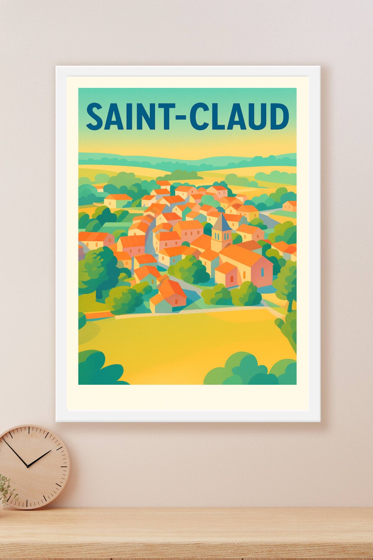 Affiche de Saint-Claud - Charme bucolique au cœur de la campagne