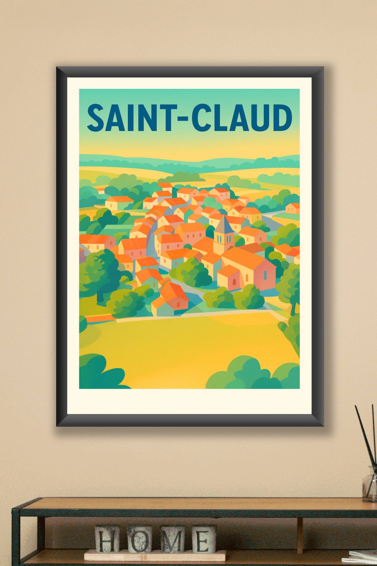 Affiche de Saint-Claud - Charme bucolique au cœur de la campagne