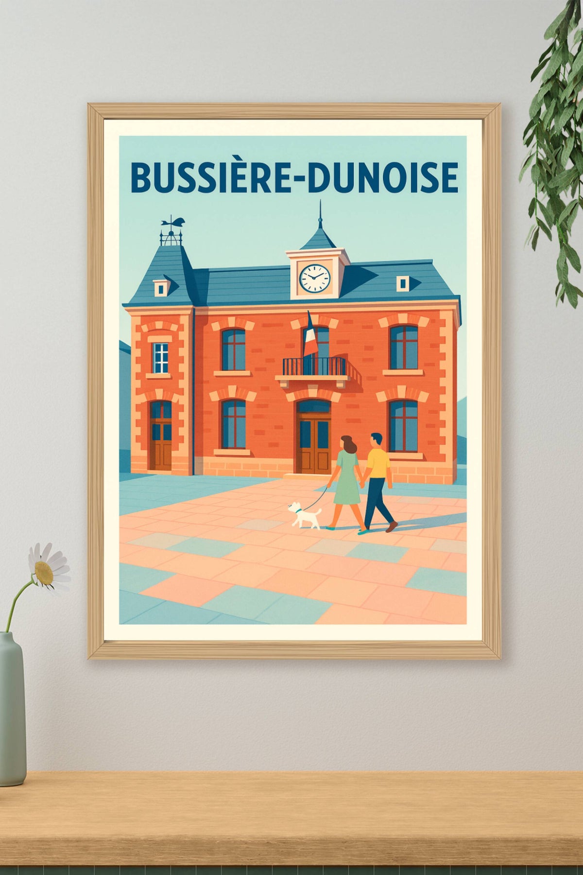 Affiche de Bussière-Dunoise - Charme et sérénité au cœur de la Creuse