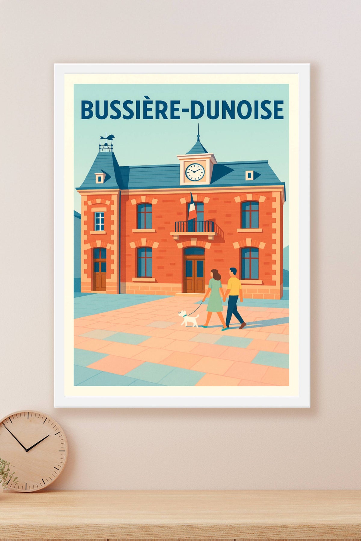 Affiche de Bussière-Dunoise - Charme et sérénité au cœur de la Creuse