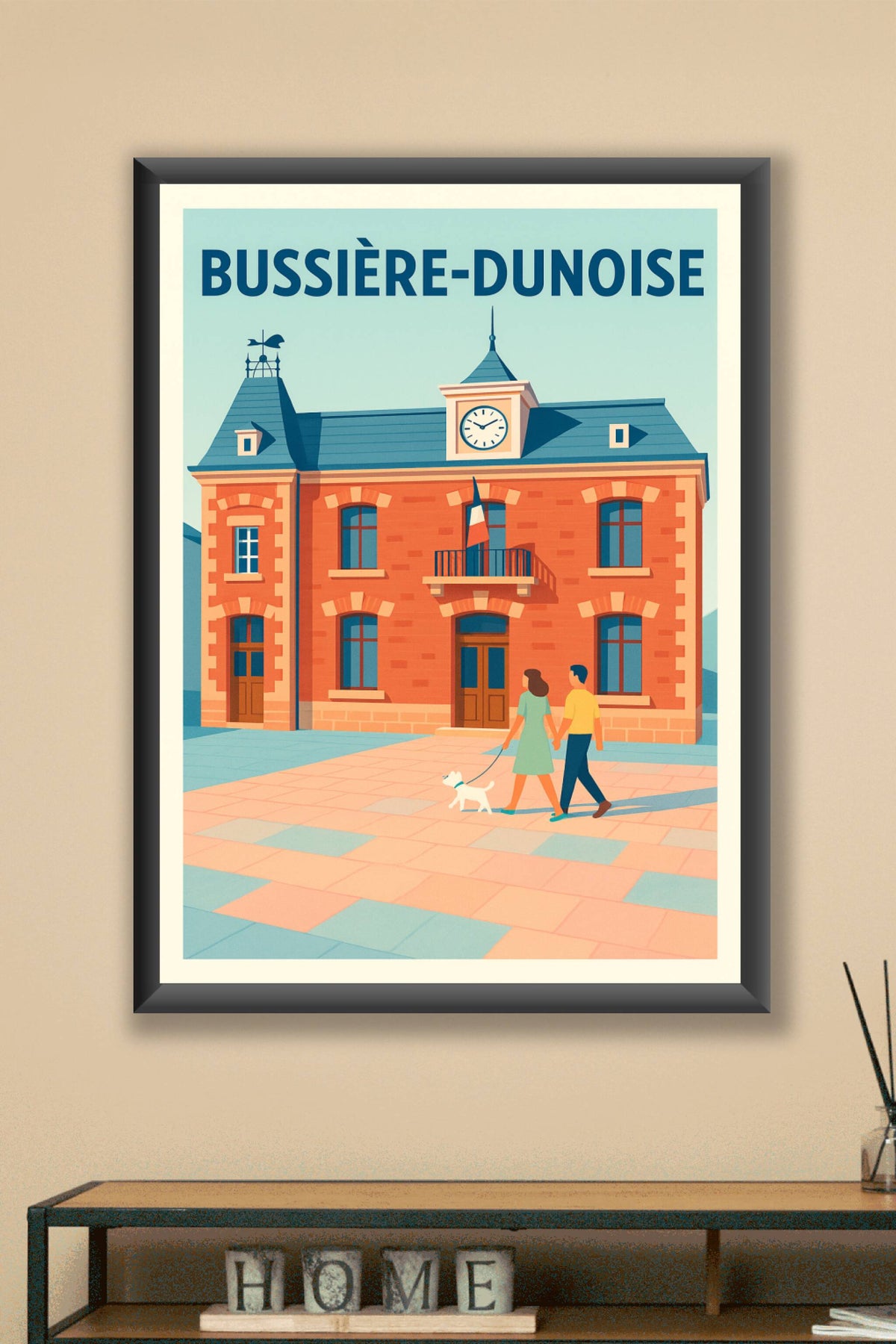 Affiche de Bussière-Dunoise - Charme et sérénité au cœur de la Creuse