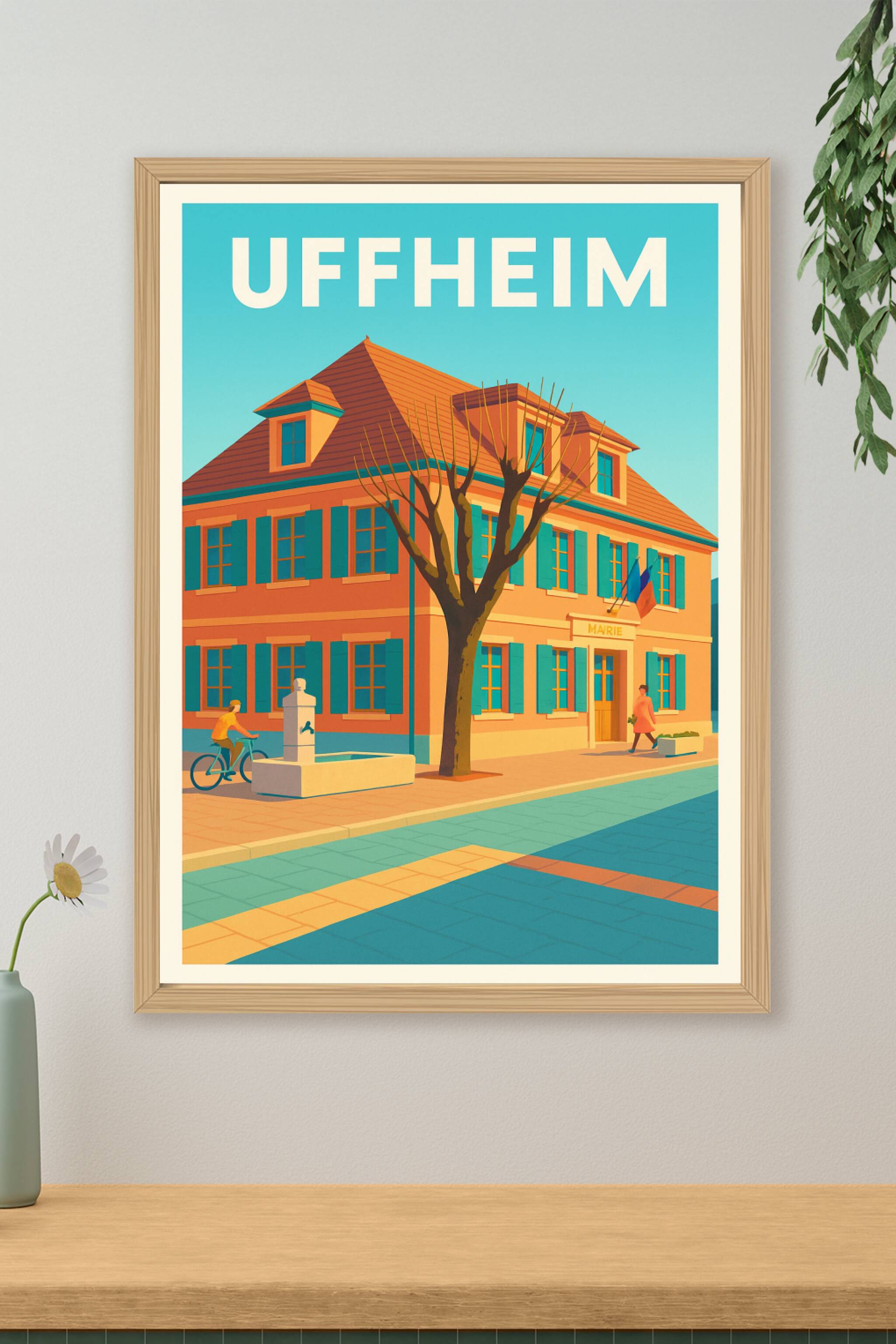 Affiche de Uffheim - Charme et sérénité au cœur de la ville