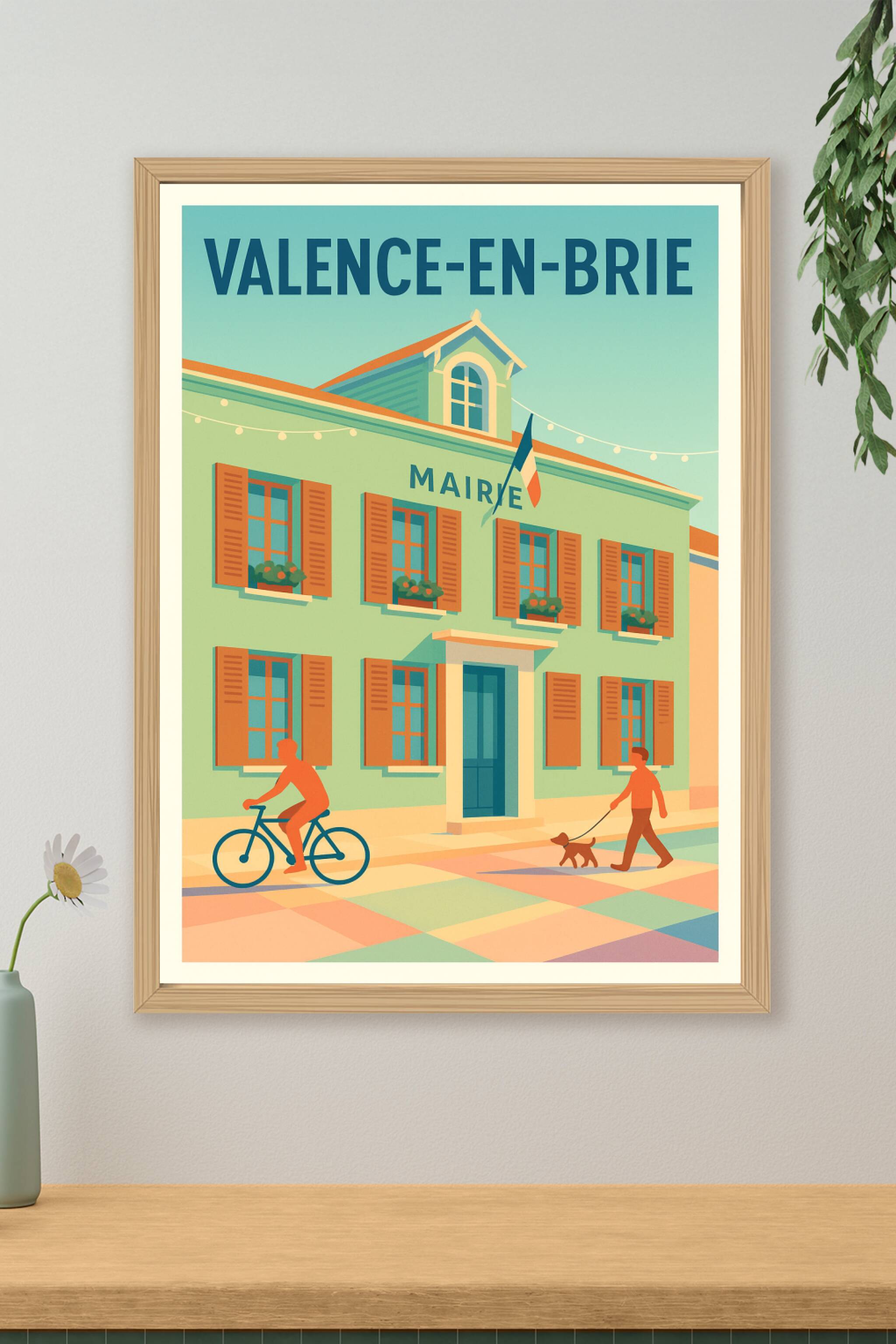 Affiche de Valence-en-Brie - Douceur de vie en plein cœur de la Brie