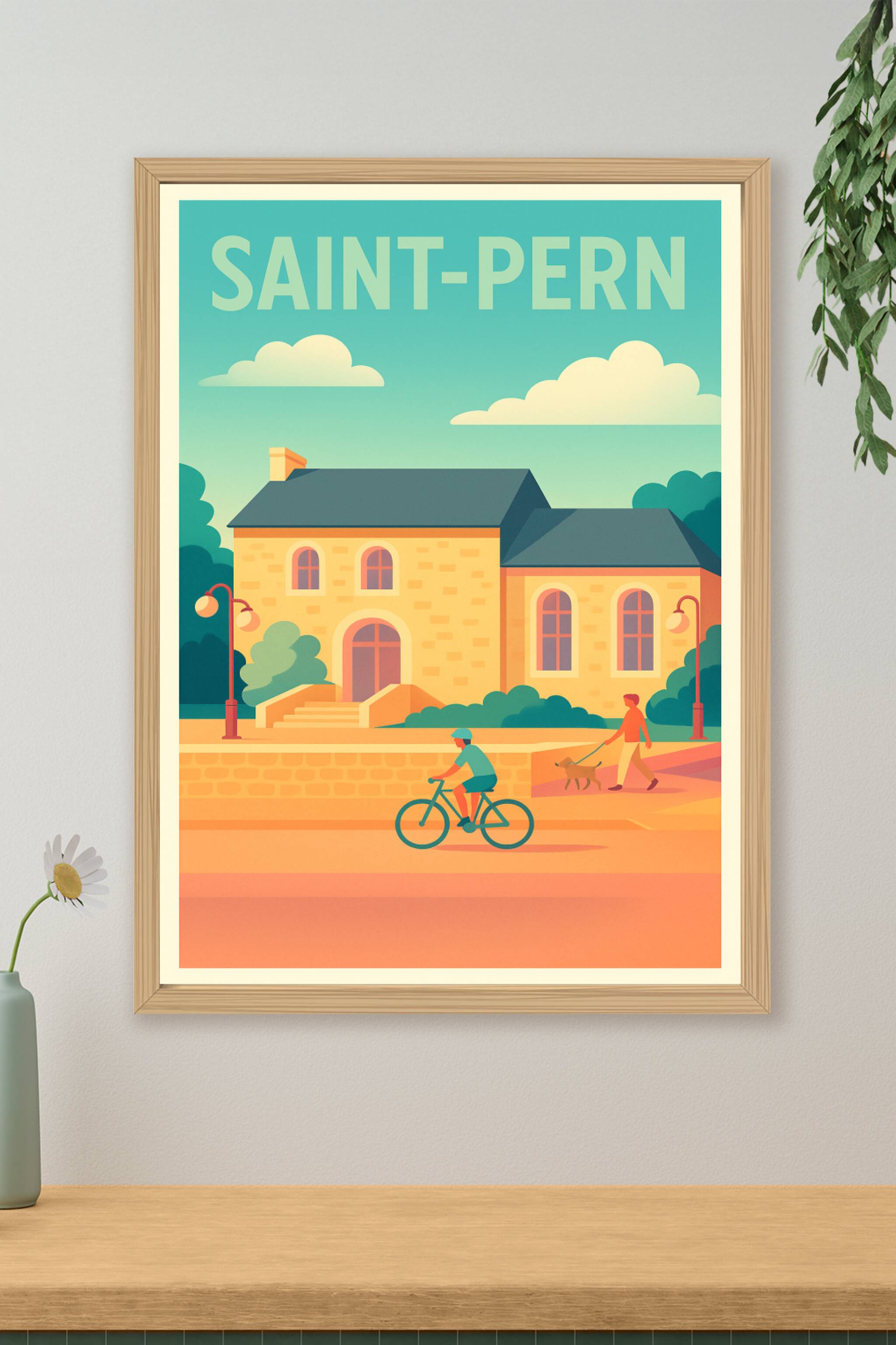 Affiche de Saint-Pern - Un havre de tranquillité à découvrir