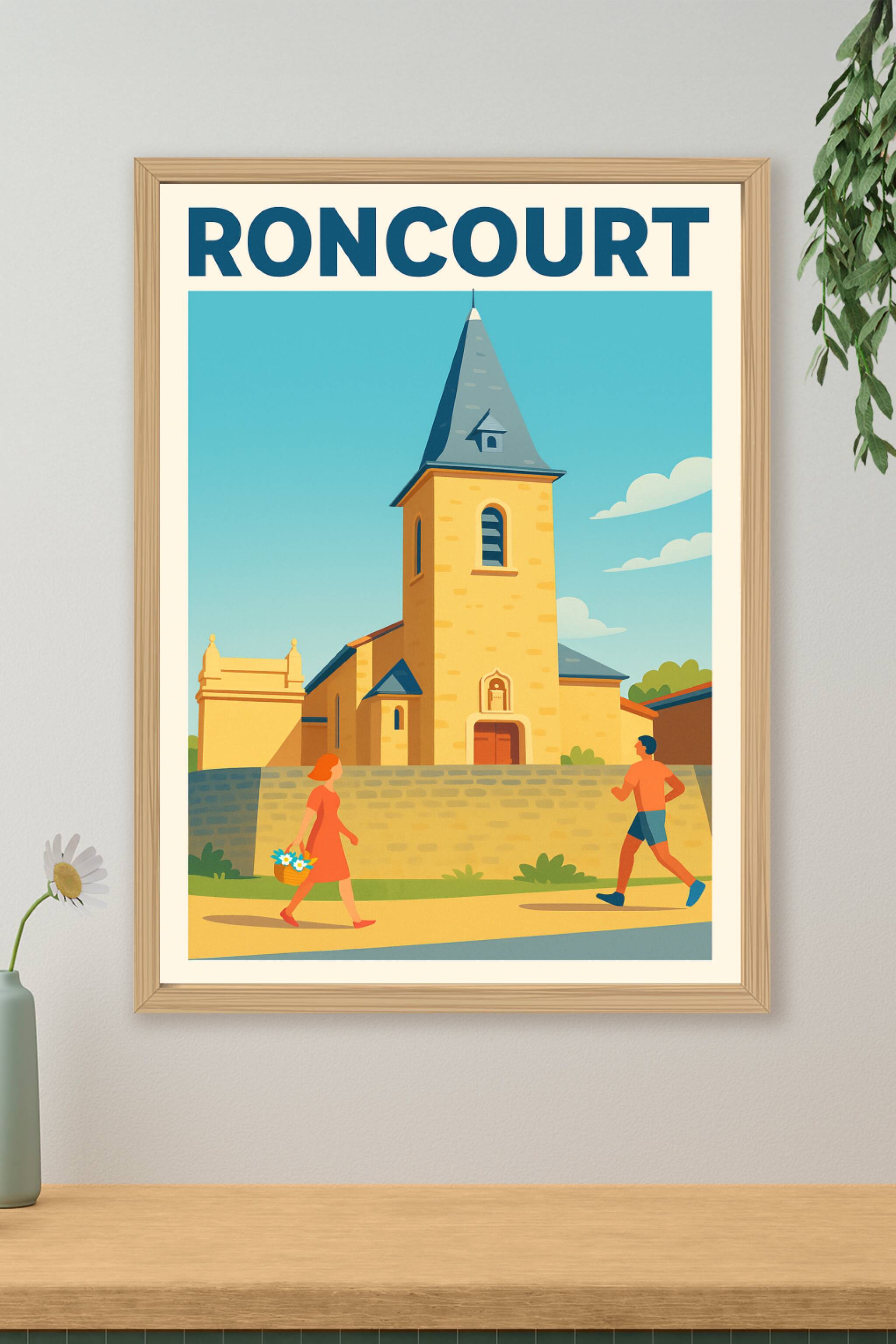 Affiche de Roncourt - Charme et douceur au cœur du village