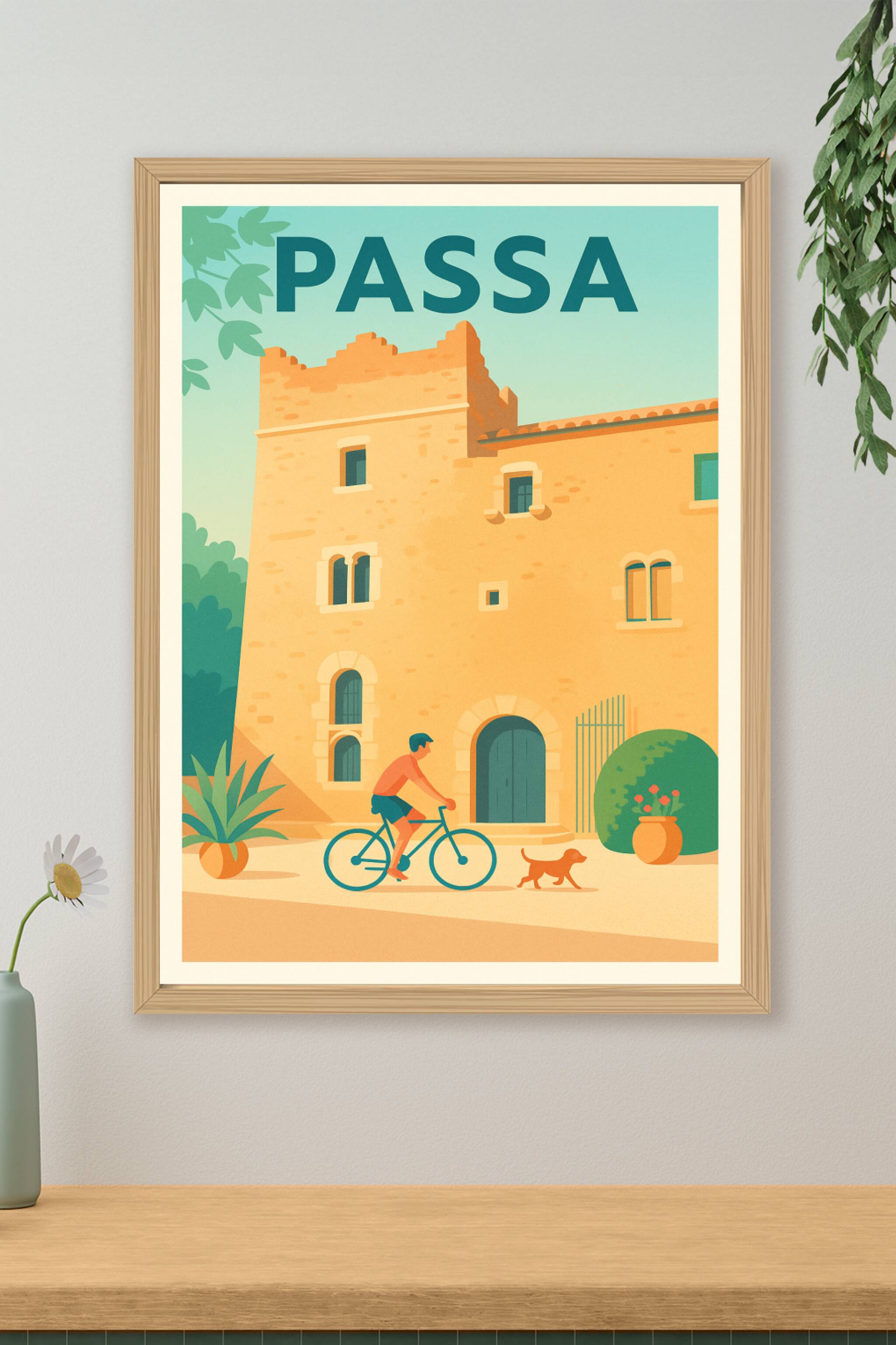 Affiche de Passa - Charme Méditerranéen et Douceur de Vivre