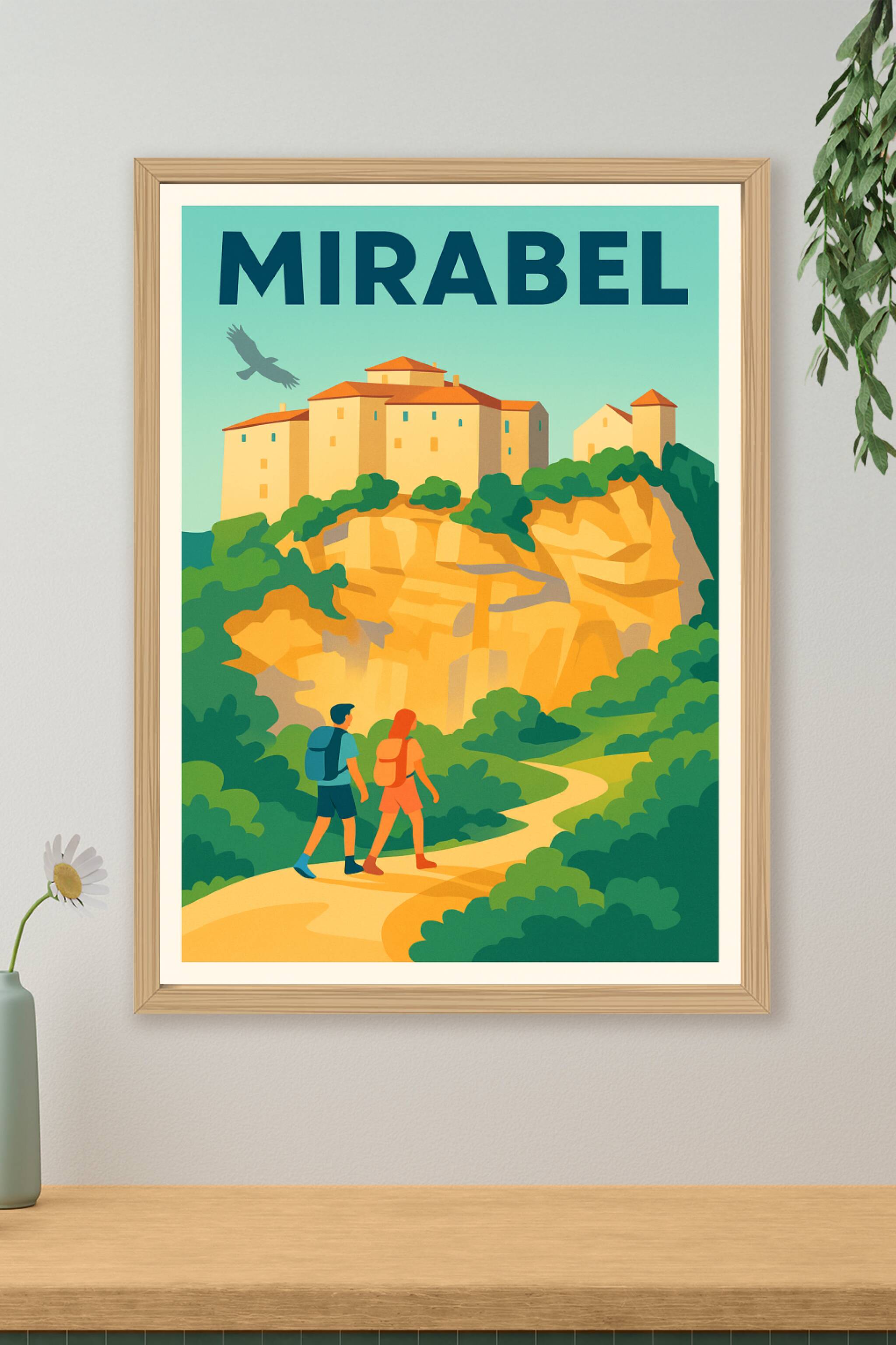 Affiche de Mirabel - L'évasion au sommet des falaises dorées