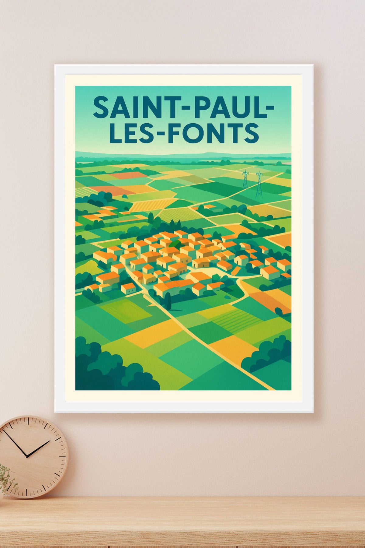 Affiche de Saint-Paul-les-Fonts - Le charme authentique en pleine nature