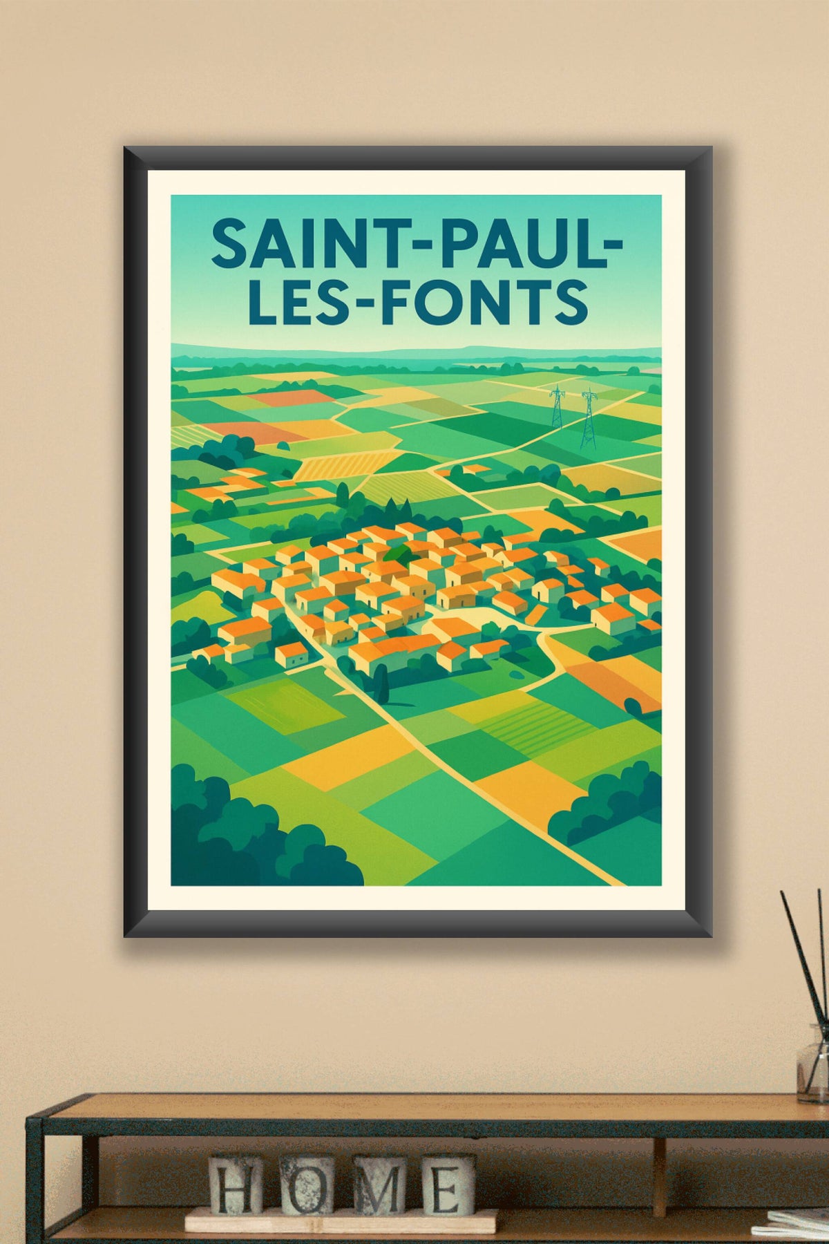 Affiche de Saint-Paul-les-Fonts - Le charme authentique en pleine nature