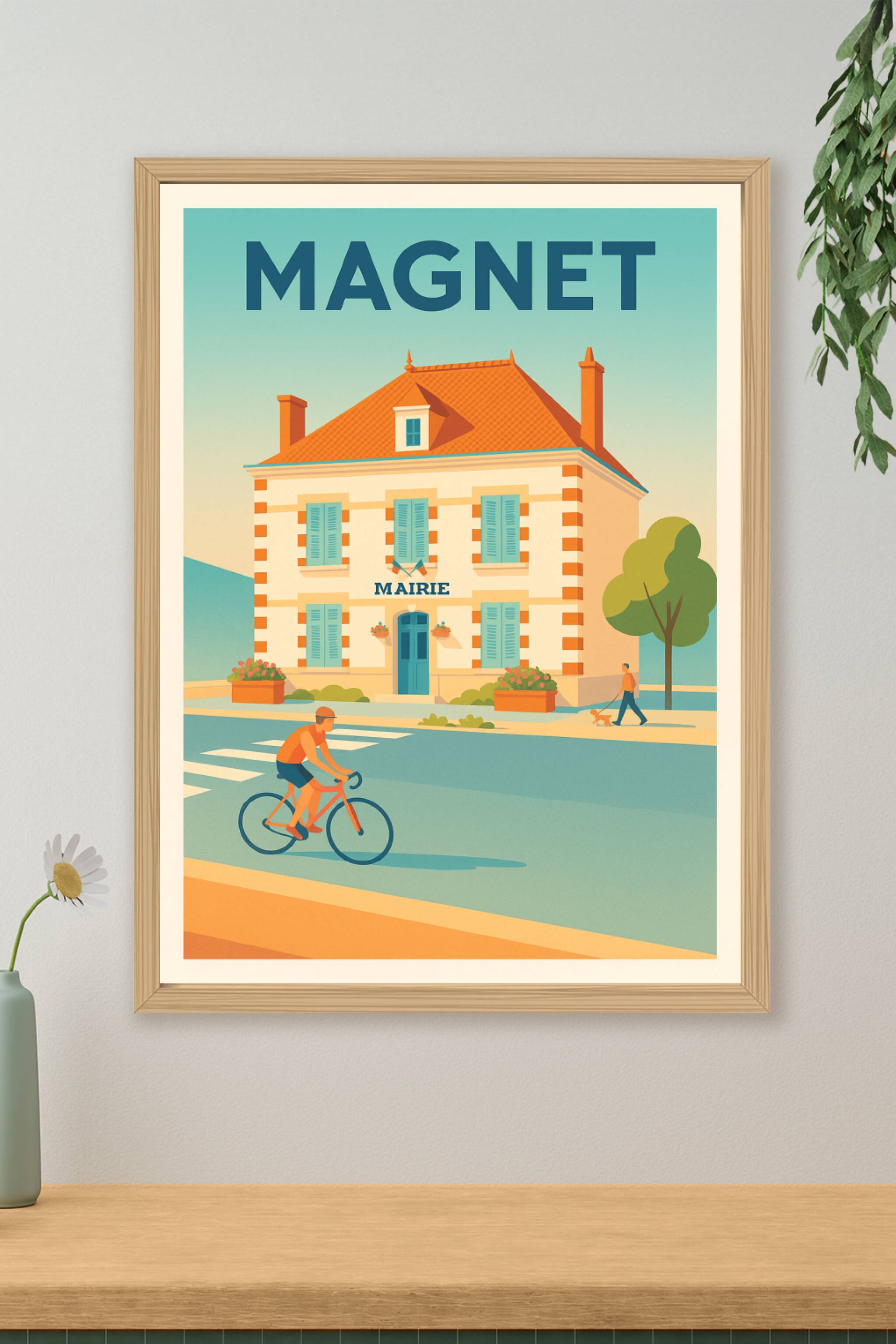 Affiche de Magnet - Douceur et sérénité au cœur du village
